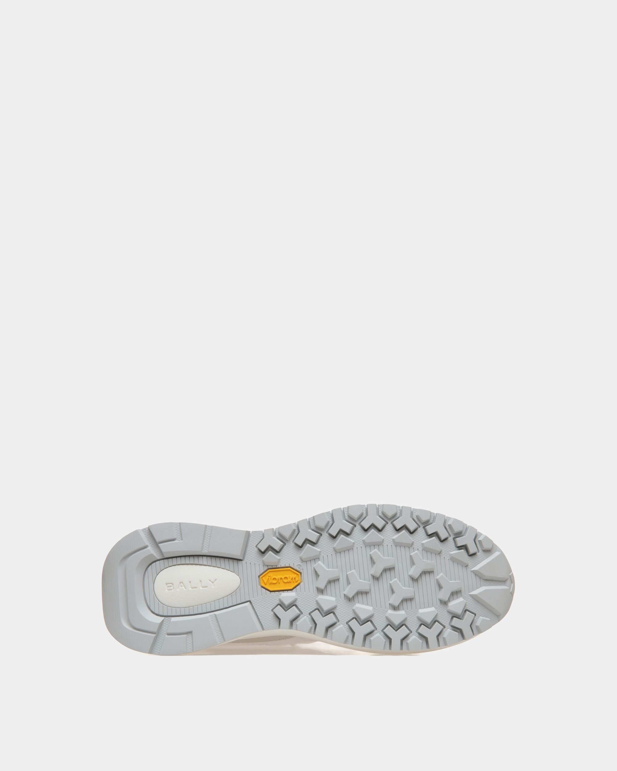 Outline Sneaker Aus Strickgewebe In Weiß - Damen - Bally - 04