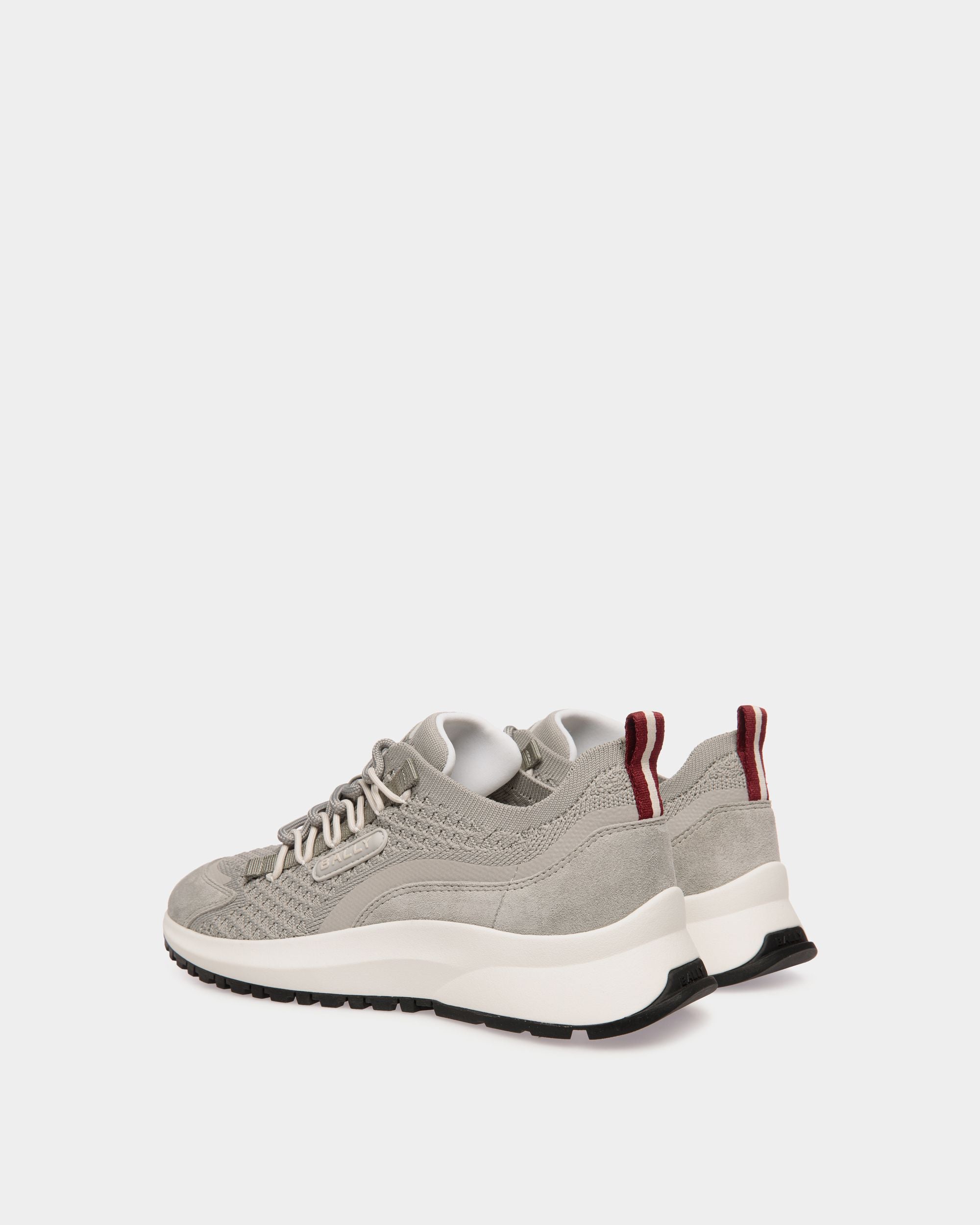 Outline Sneaker Aus Strickgewebe In Grau - Damen - Bally - 04