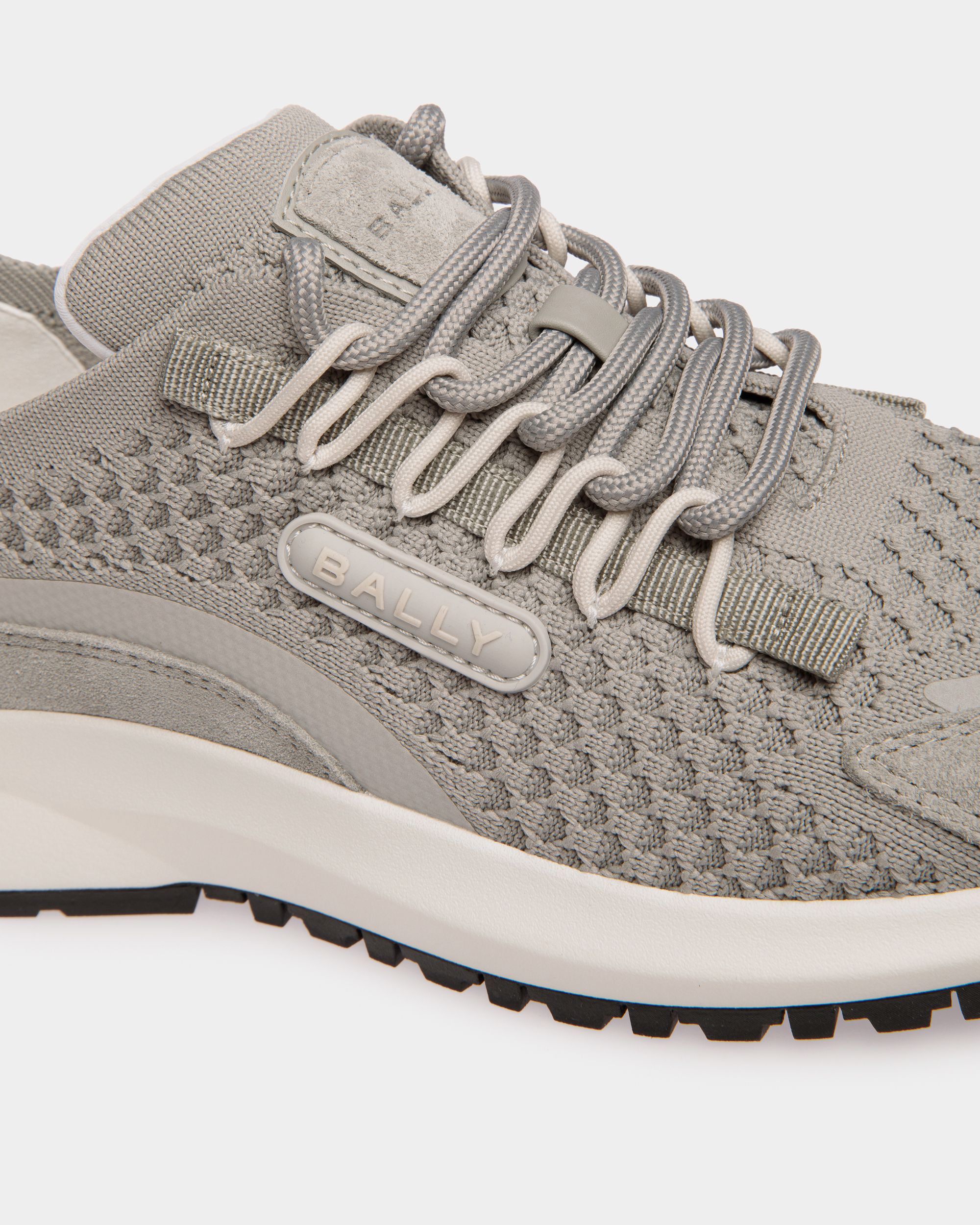 Outline Sneaker Aus Strickgewebe In Grau - Damen - Bally - 06