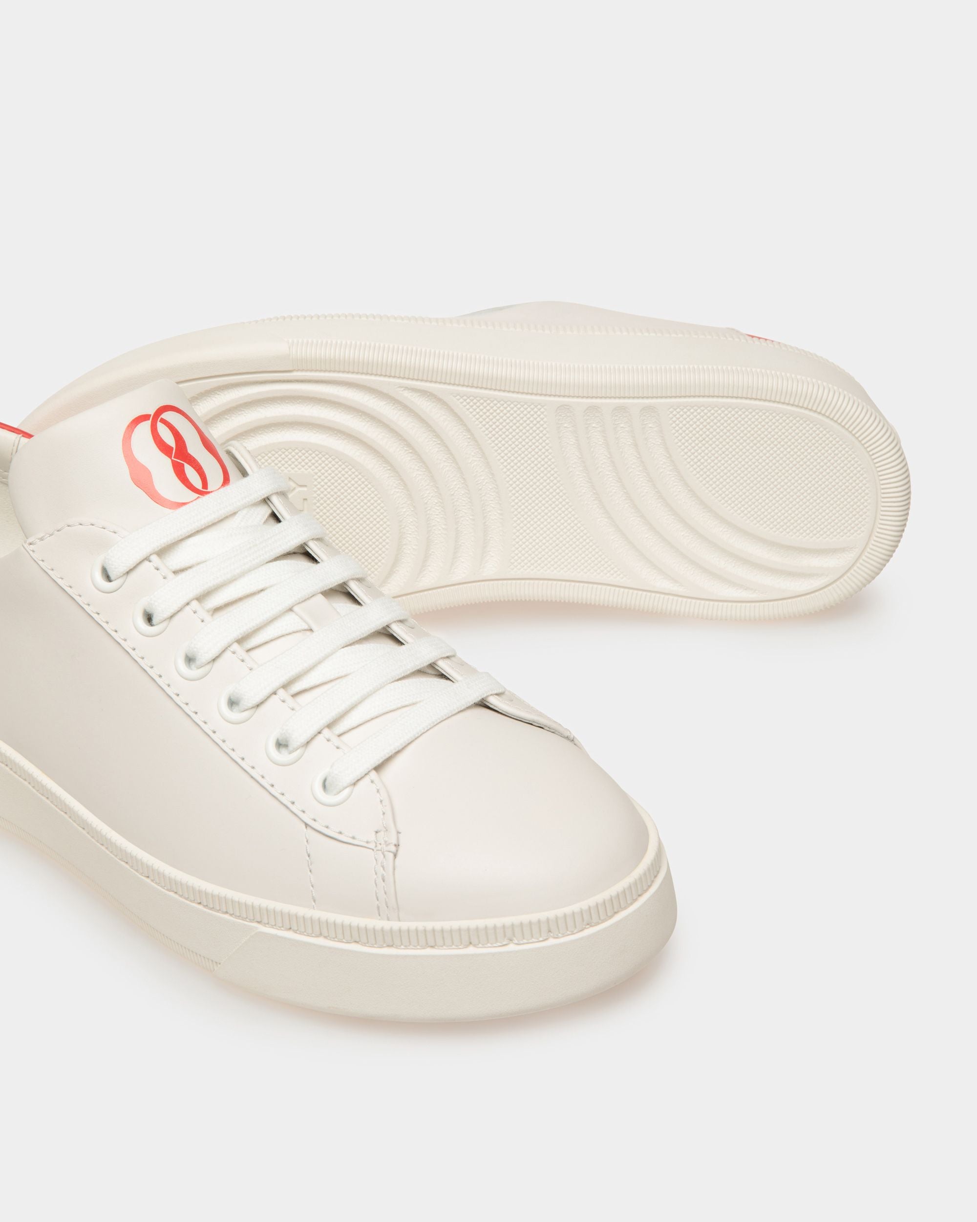 Raise Sneaker Aus Weißem Leder - Damen - Bally - 04