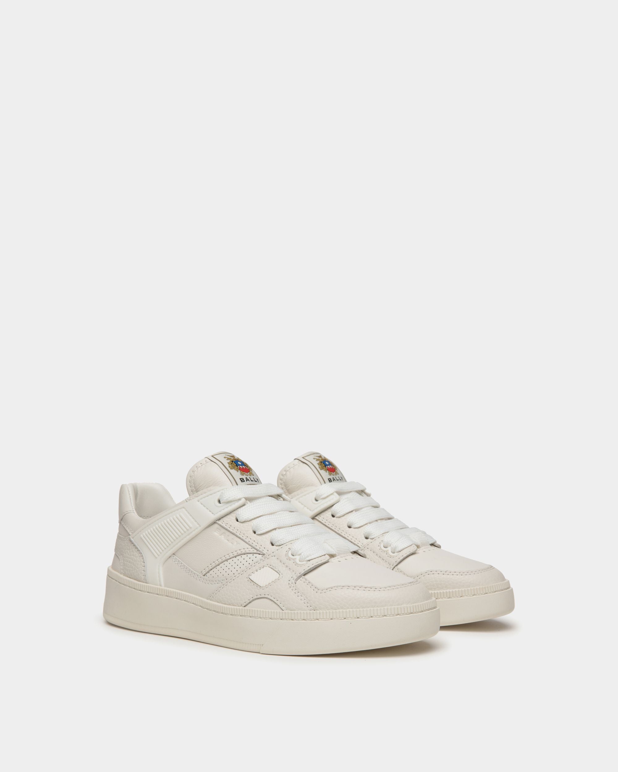 Raise Sneaker Aus Weißem Leder - Damen - Bally - 02