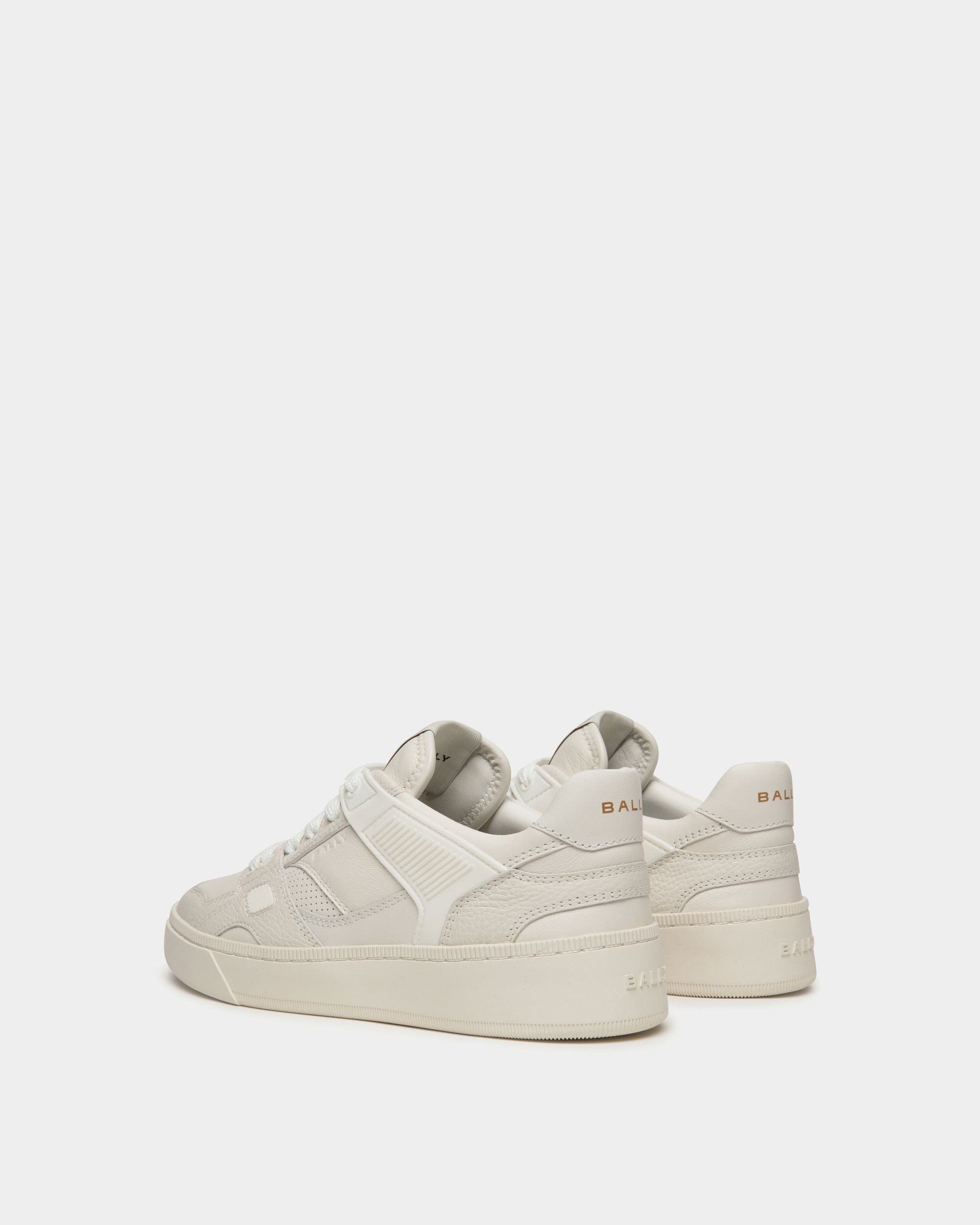 Raise Sneaker Aus Weißem Leder - Damen - Bally - 03