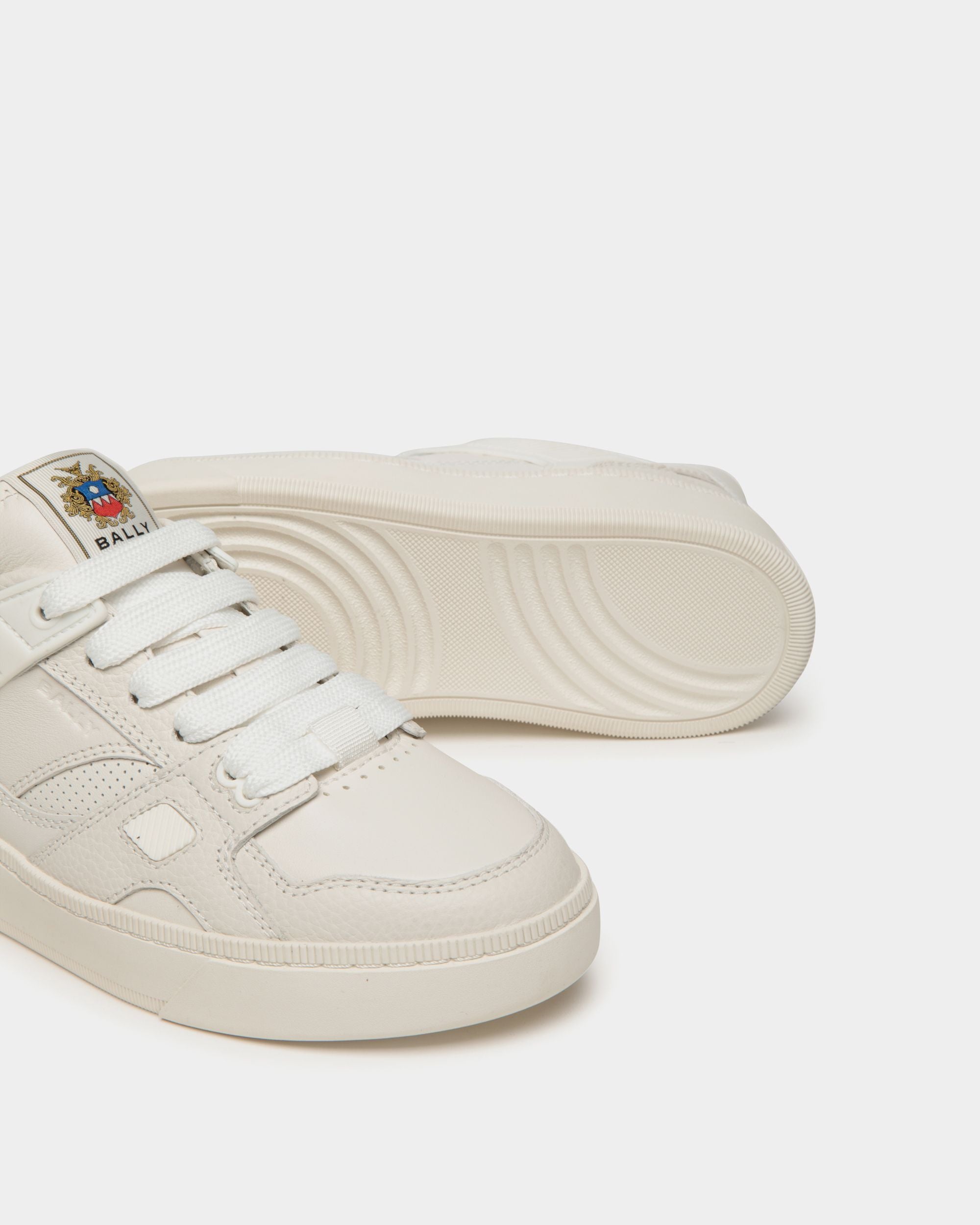 Raise Sneaker Aus Weißem Leder - Damen - Bally - 04
