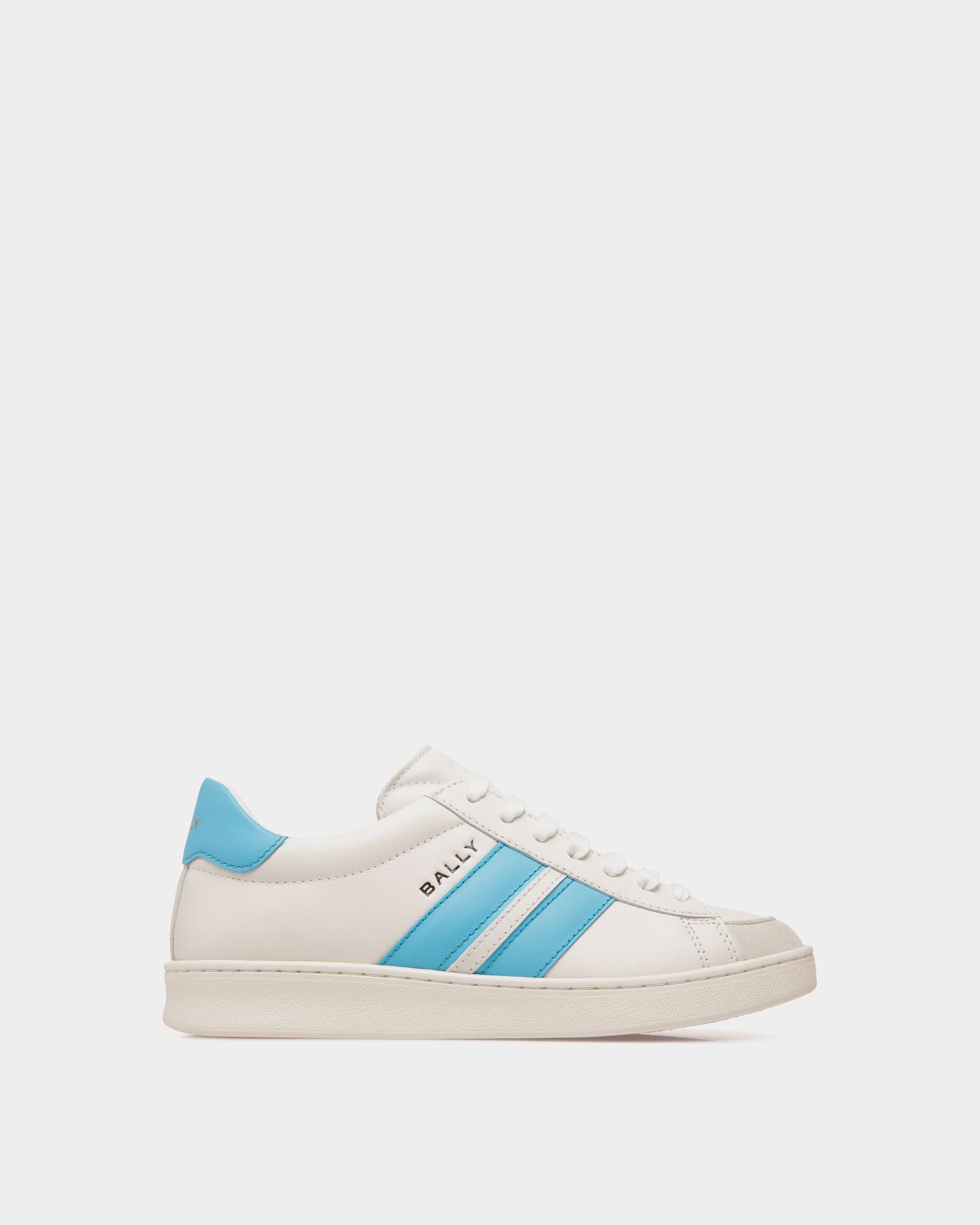 Tennis Sneaker In White Leather - Damen - Bally - 01