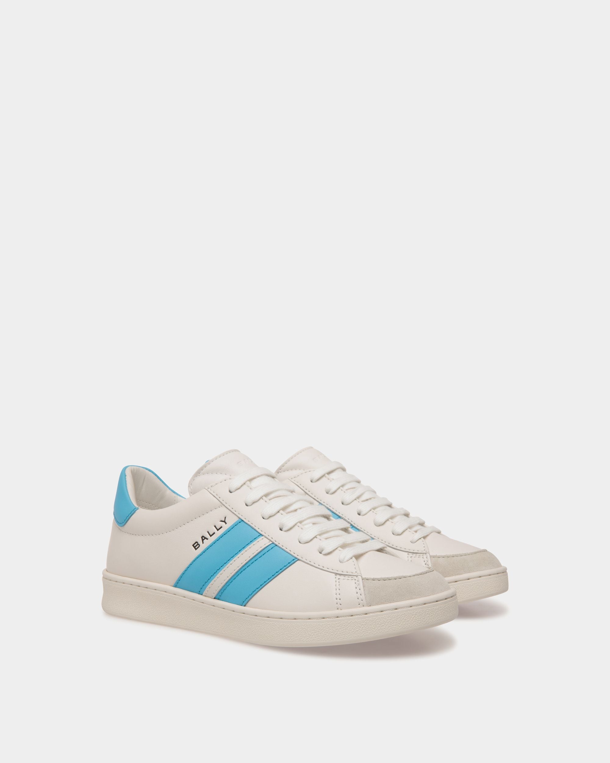 Tennis Sneaker In White Leather - Damen - Bally - 02