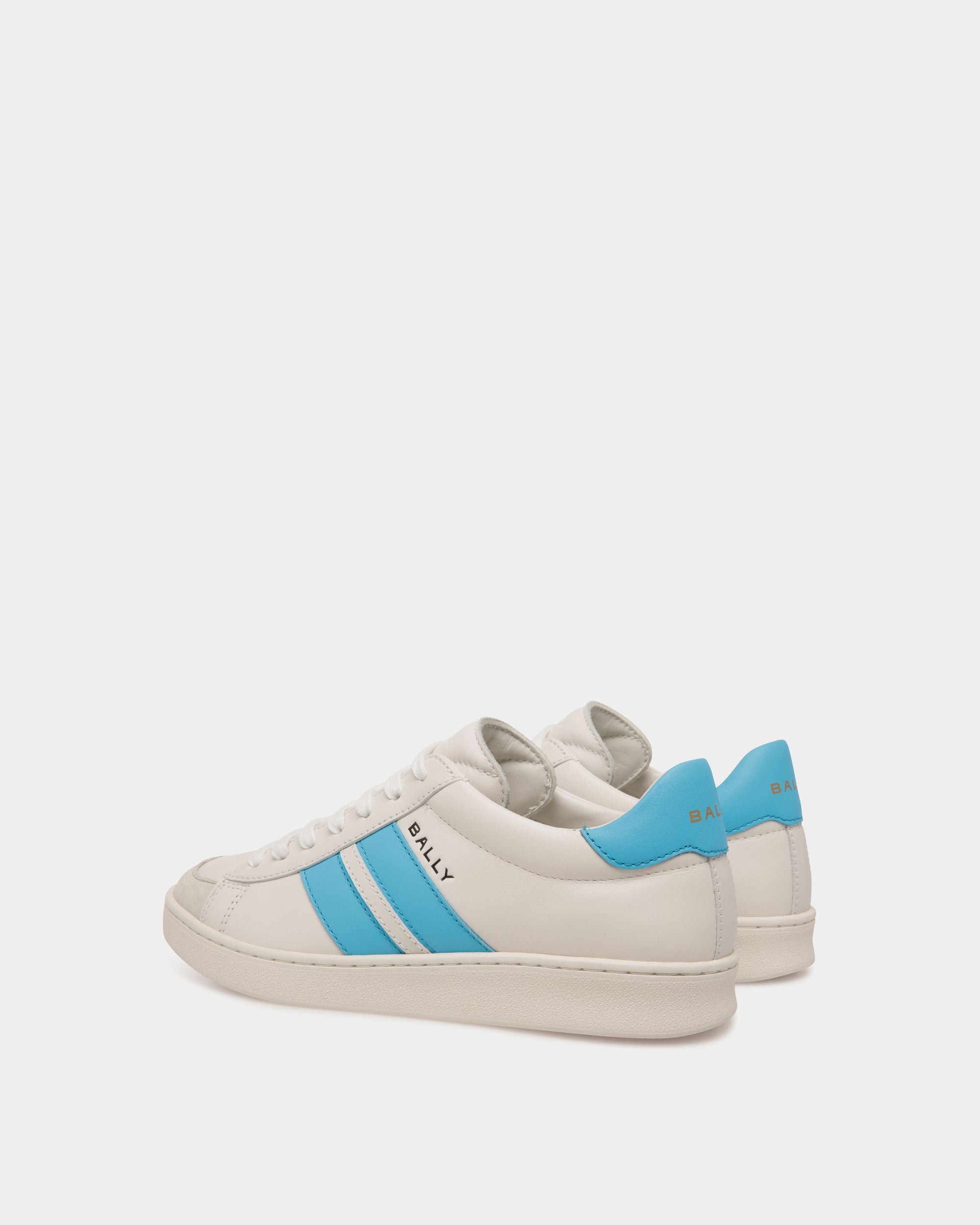 Tennis Sneaker In White Leather - Damen - Bally - 03