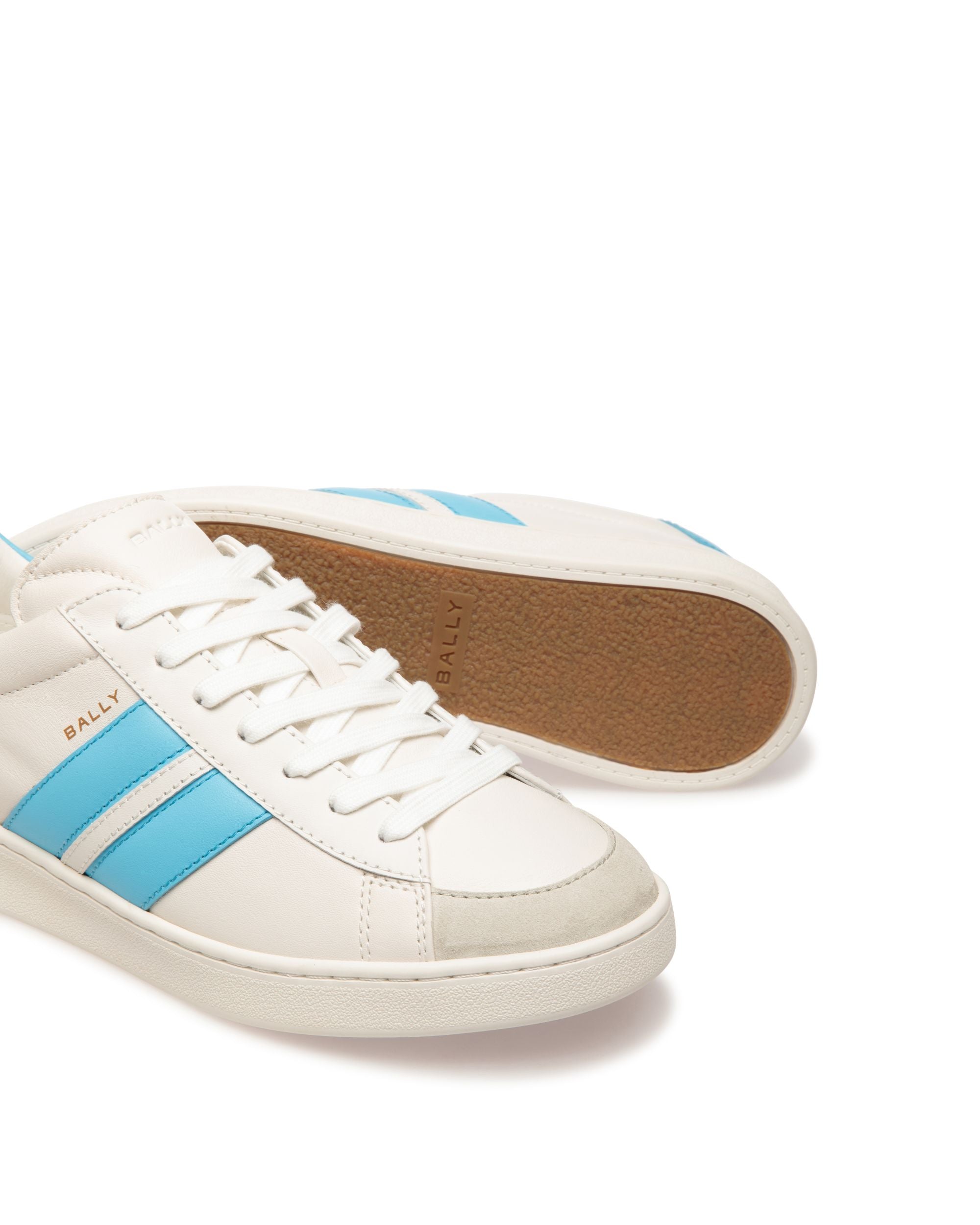 Tennis Sneaker In White Leather - Damen - Bally - 04