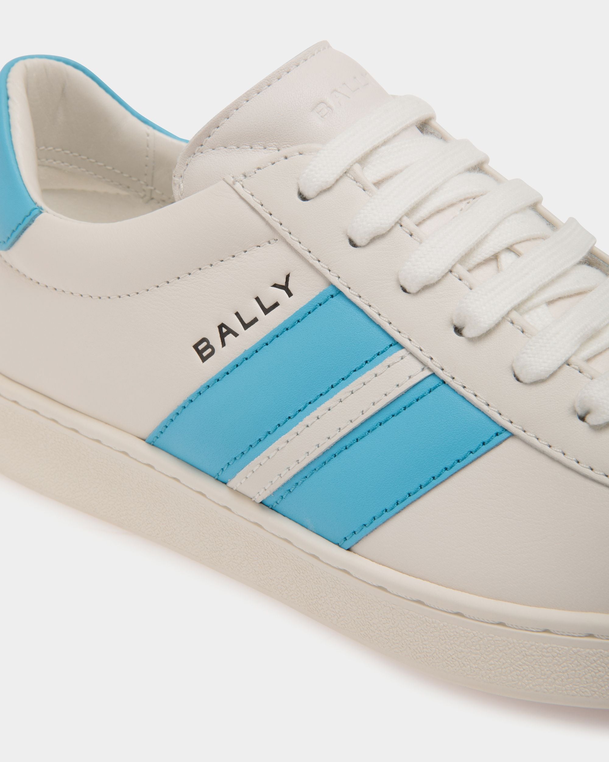 Tennis Sneaker In White Leather - Damen - Bally - 06