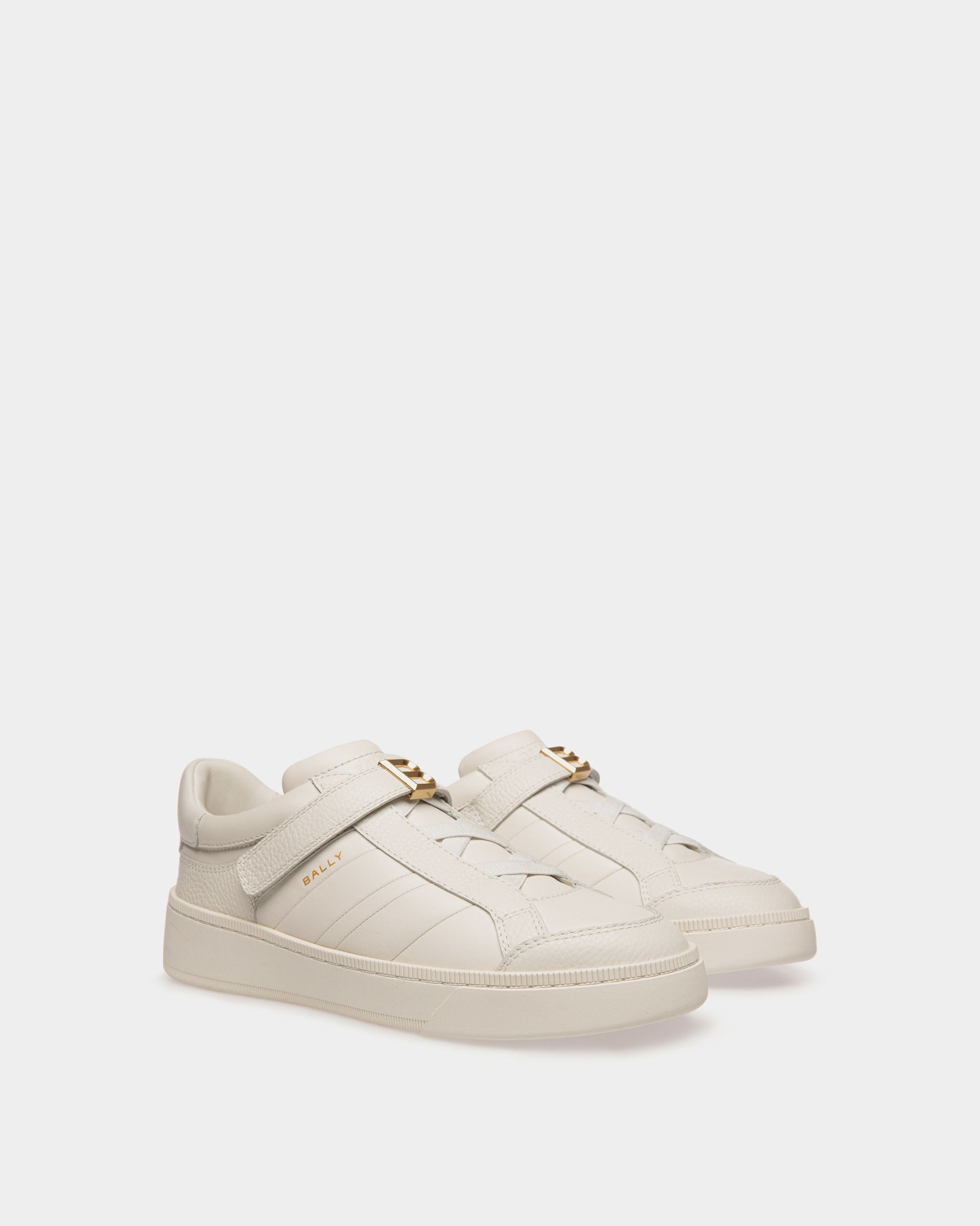 Raise Sneaker Aus Weißem Leder - Damen - Bally - 02