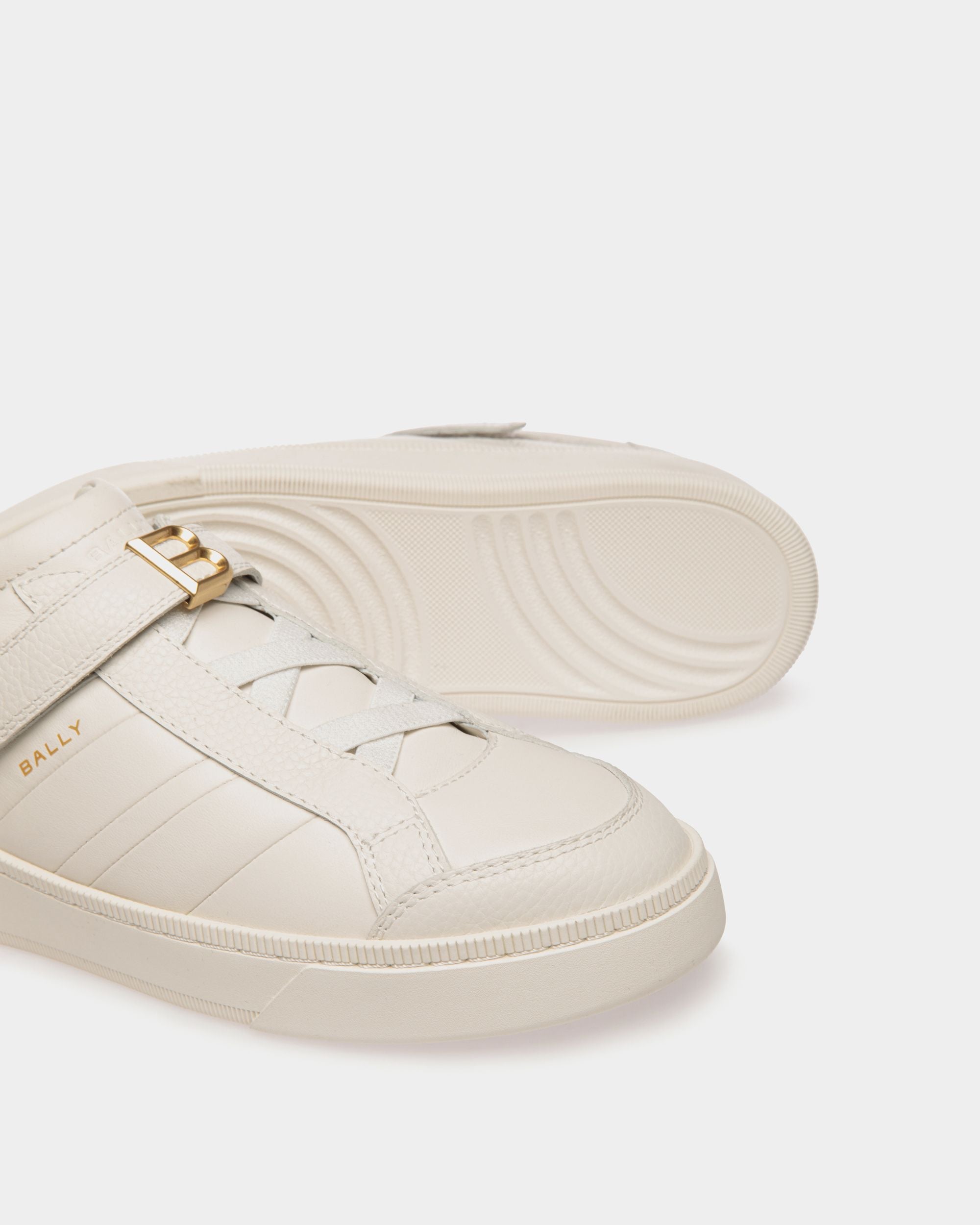 Raise Sneaker Aus Weißem Leder - Damen - Bally - 04