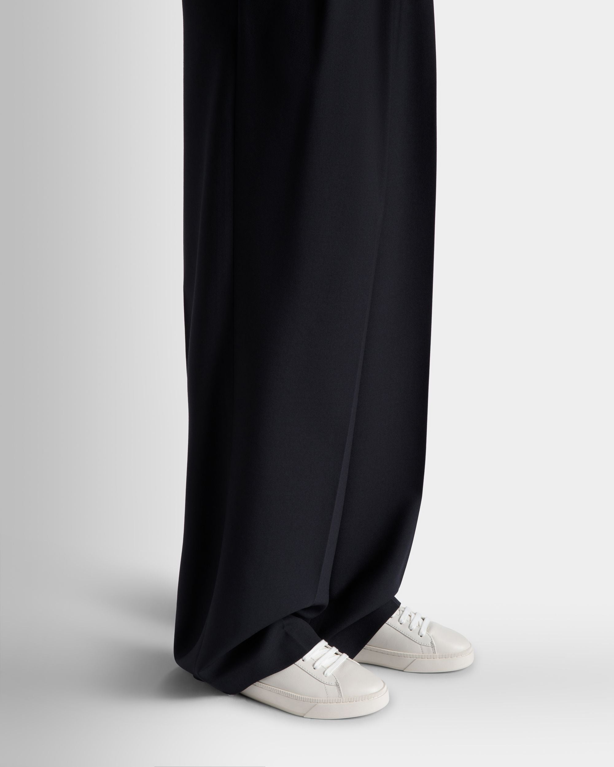 Raise Sneaker Aus Leder In Weiß Und Gold - Damen - Bally - 02