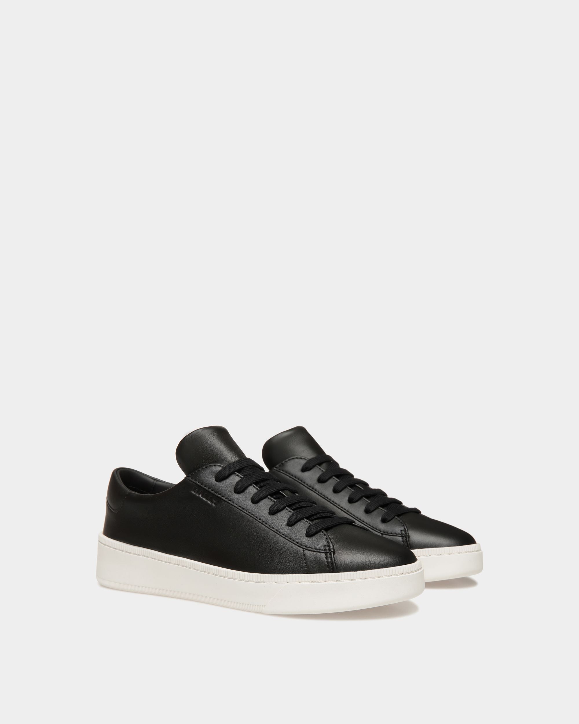 Raise Sneaker Aus Schwarzem Leder - Damen - Bally - 02