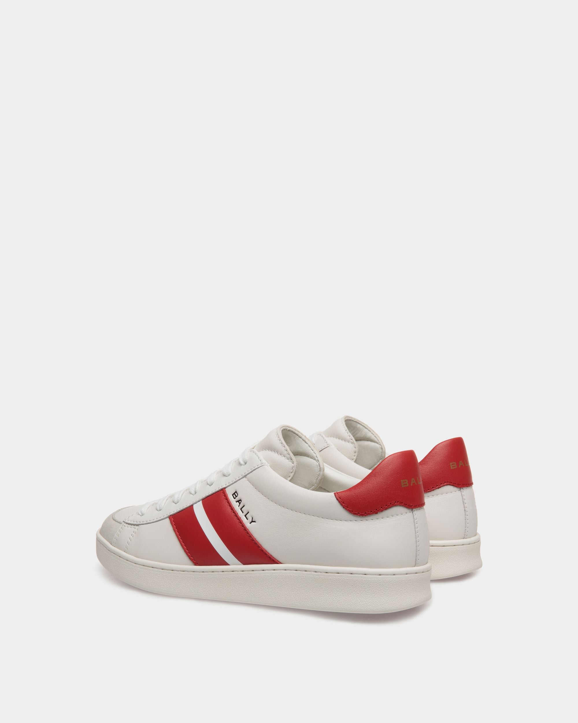 Tennis Sneaker In White Leather - Damen - Bally - 03