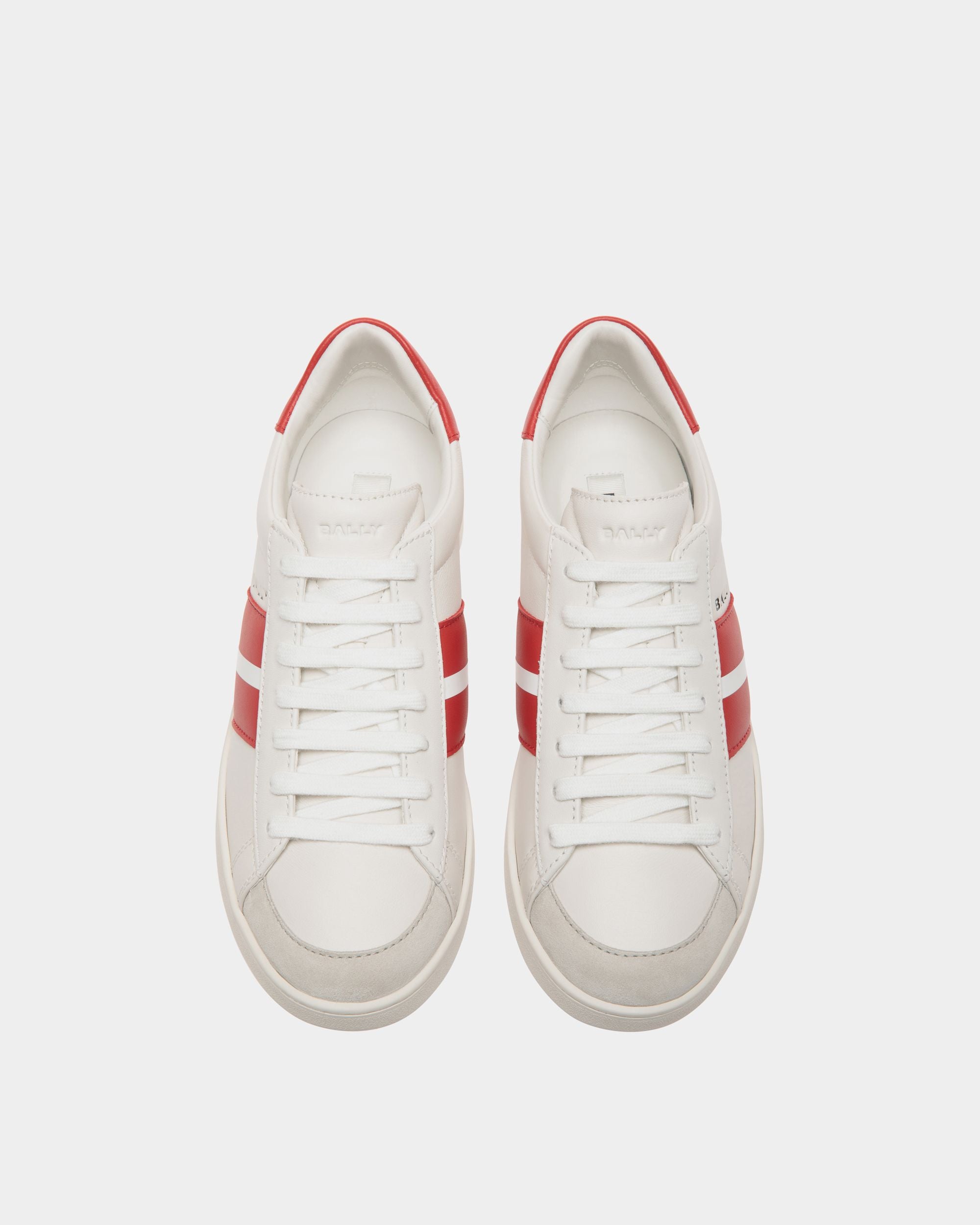 Tennis Sneaker In White Leather - Damen - Bally - 04