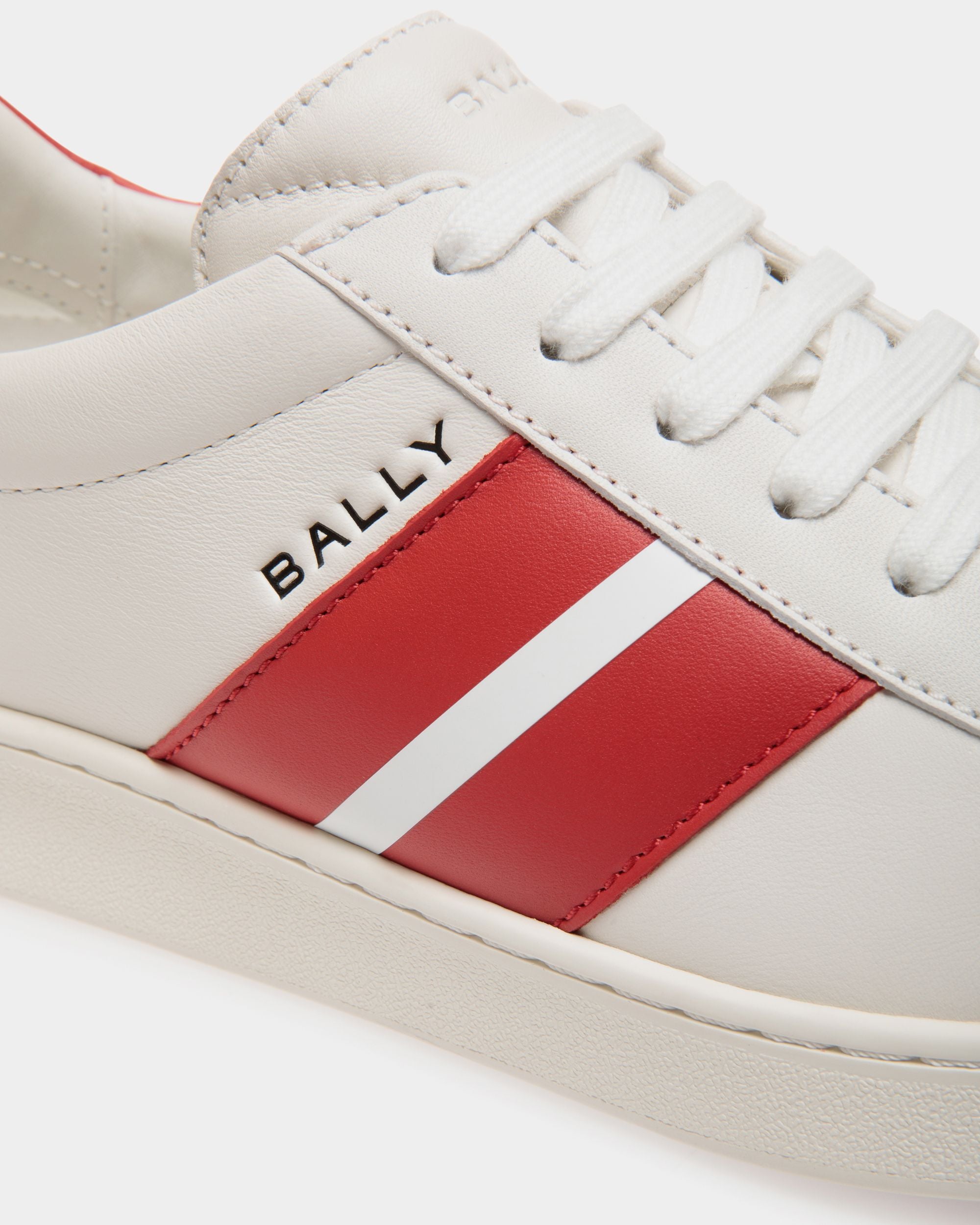 Tennis Sneaker In White Leather - Damen - Bally - 05