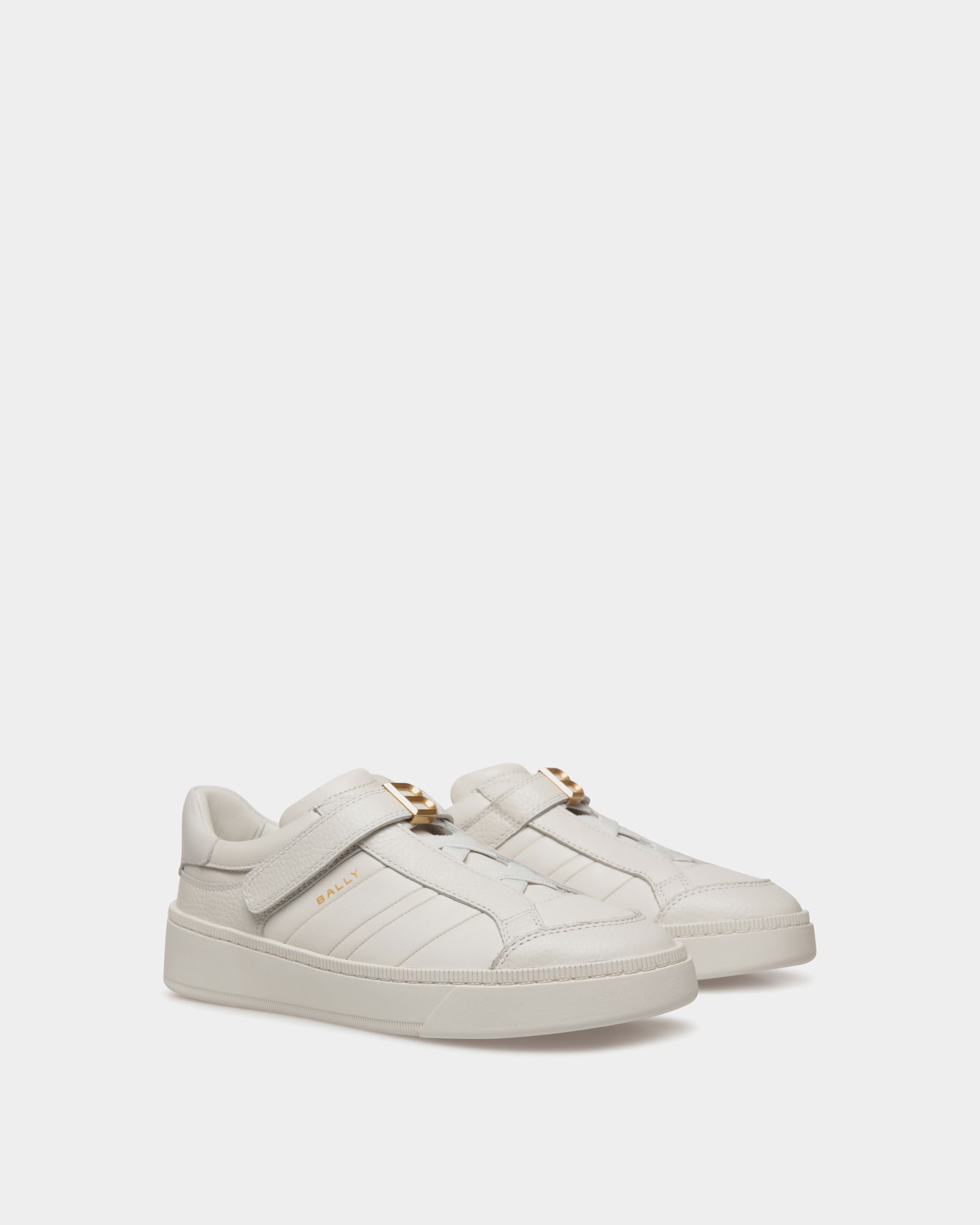 Raise Sneaker Aus Weißem Leder - Damen - Bally - 02