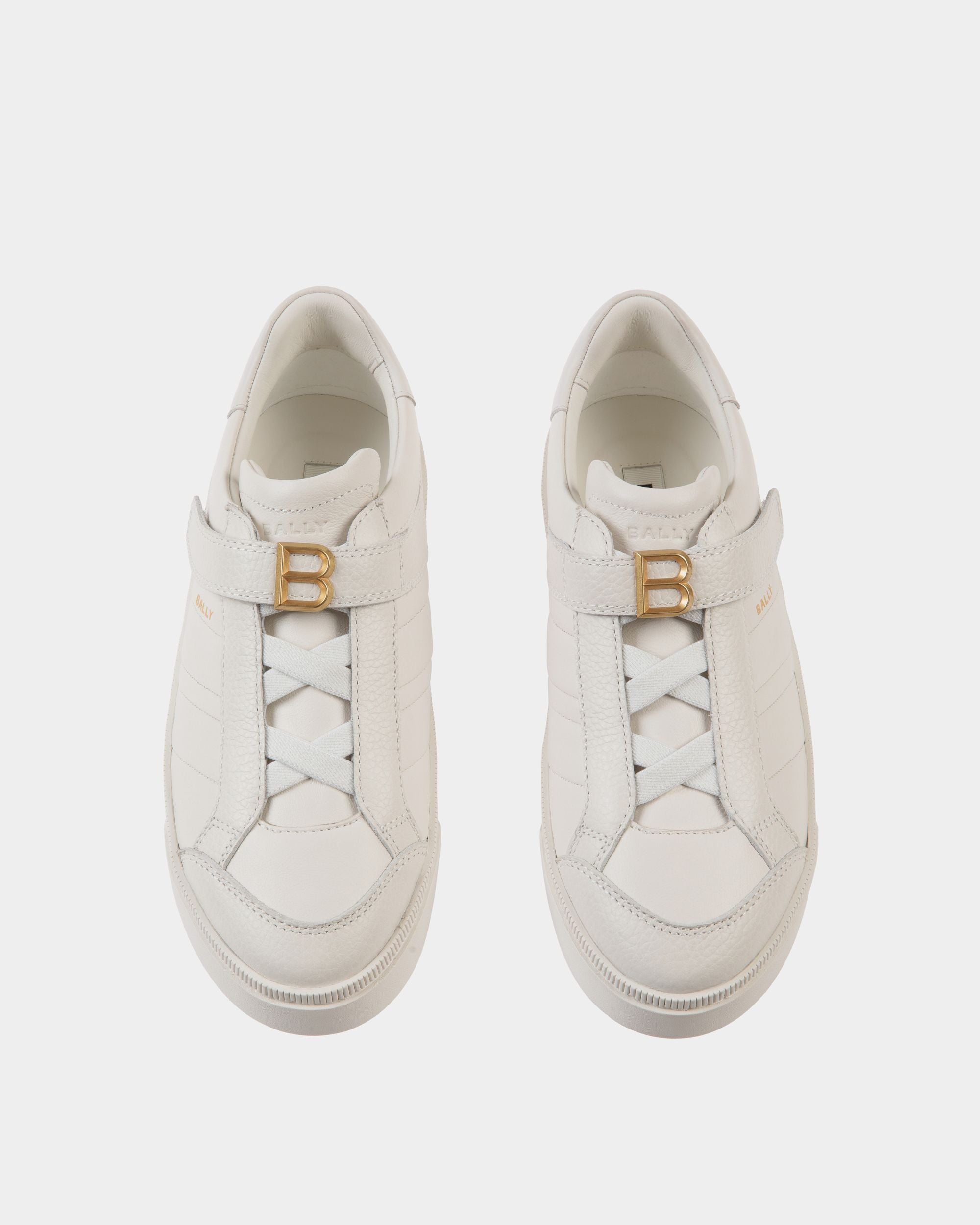 Raise Sneaker Aus Weißem Leder - Damen - Bally - 04