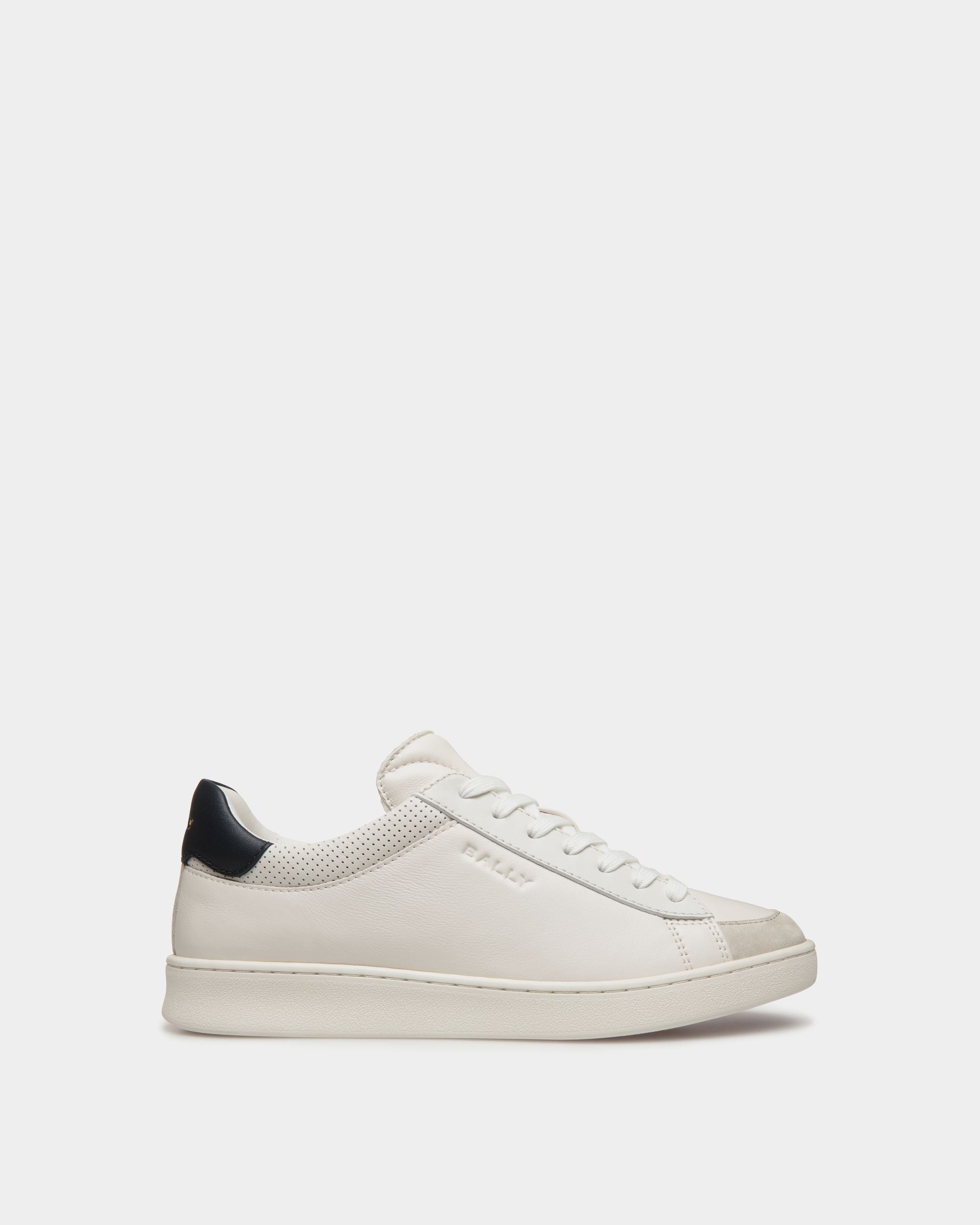 Bally By YK Jeong Sneaker Für Herren Aus Leder In Weiß Und Navy Blue - Damen - Bally - 01