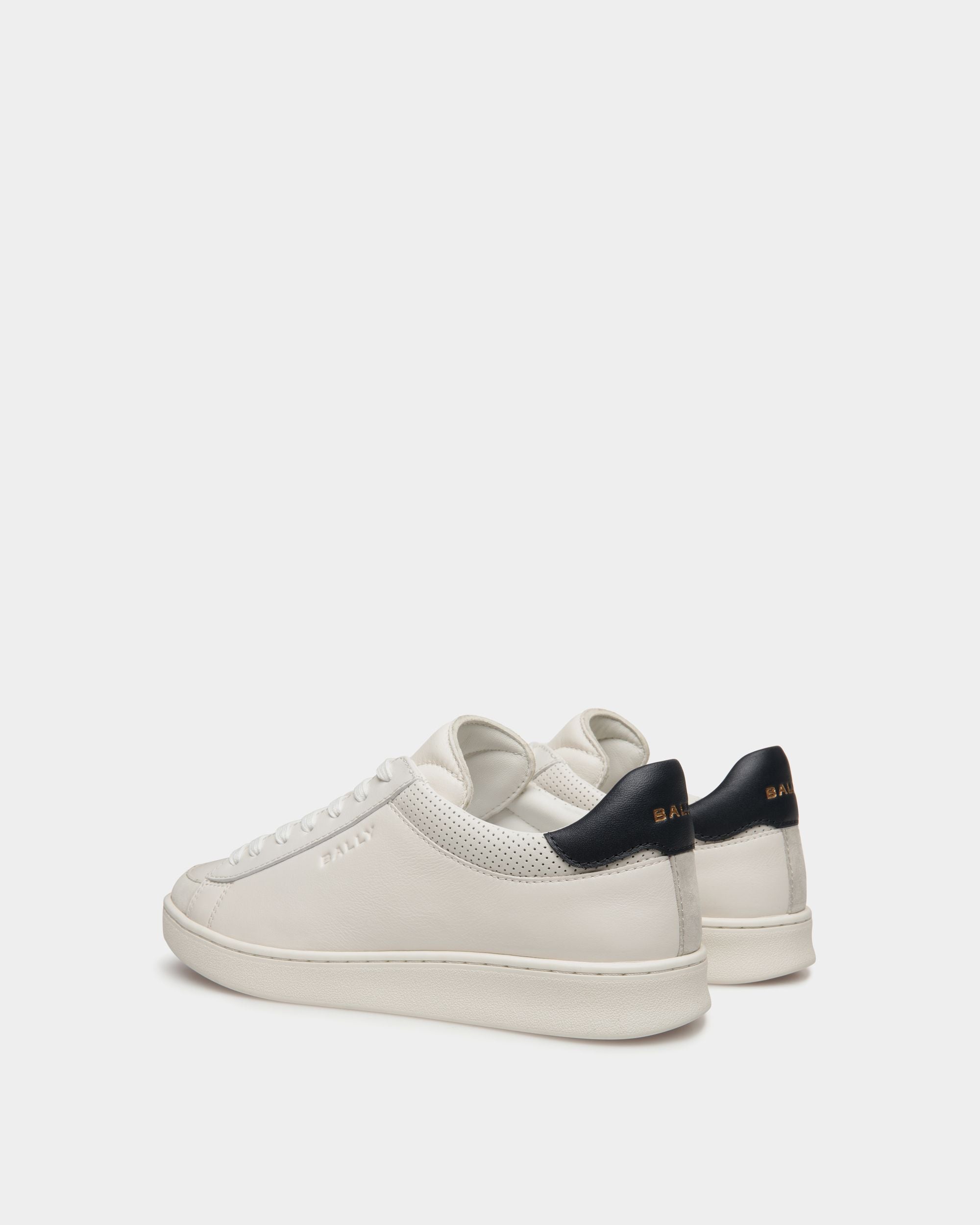 Bally By YK Jeong Sneaker Für Herren Aus Leder In Weiß Und Navy Blue - Damen - Bally - 03