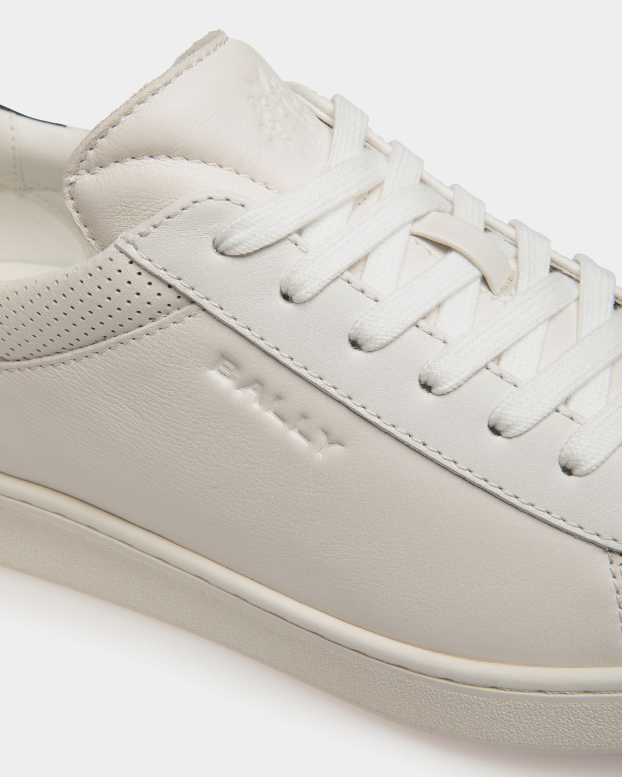 Bally By YK Jeong Sneaker Für Herren Aus Leder In Weiß Und Navy Blue - Damen - Bally - 04