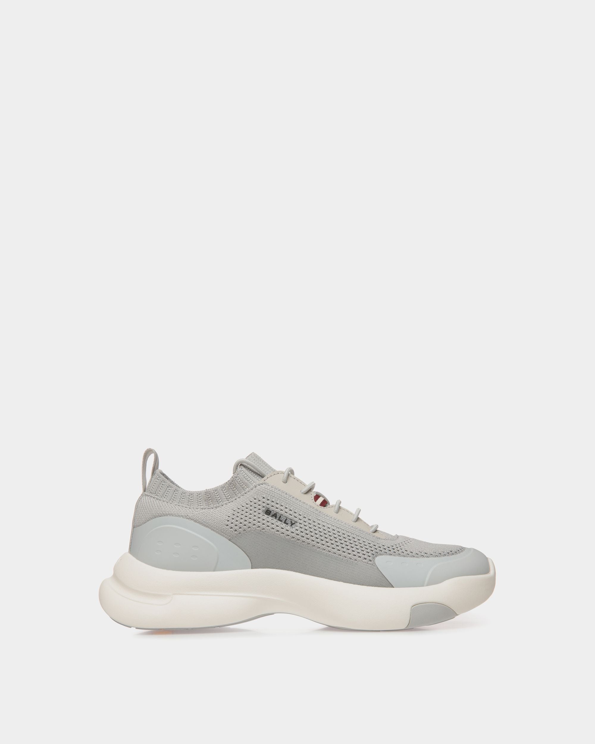 Dune Sneaker Aus Strickgewebe In Light Grey - Damen - Bally - 01