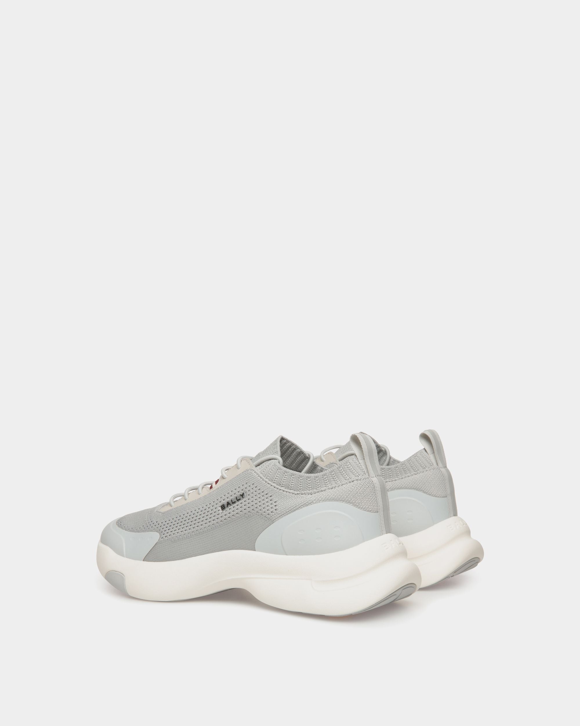Dune Sneaker Aus Strickgewebe In Light Grey - Damen - Bally - 04