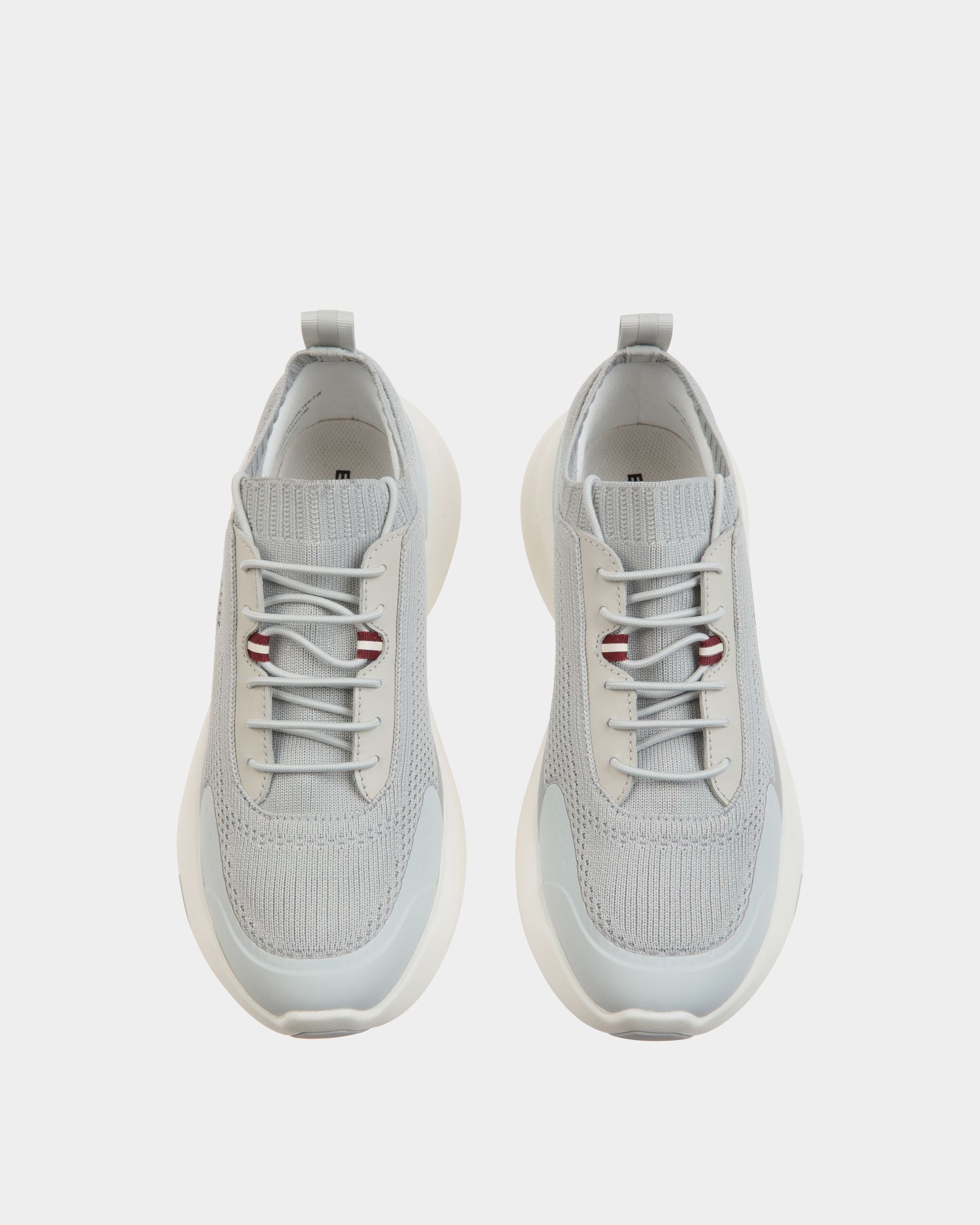 Dune Sneaker Aus Strickgewebe In Light Grey - Damen - Bally - 05