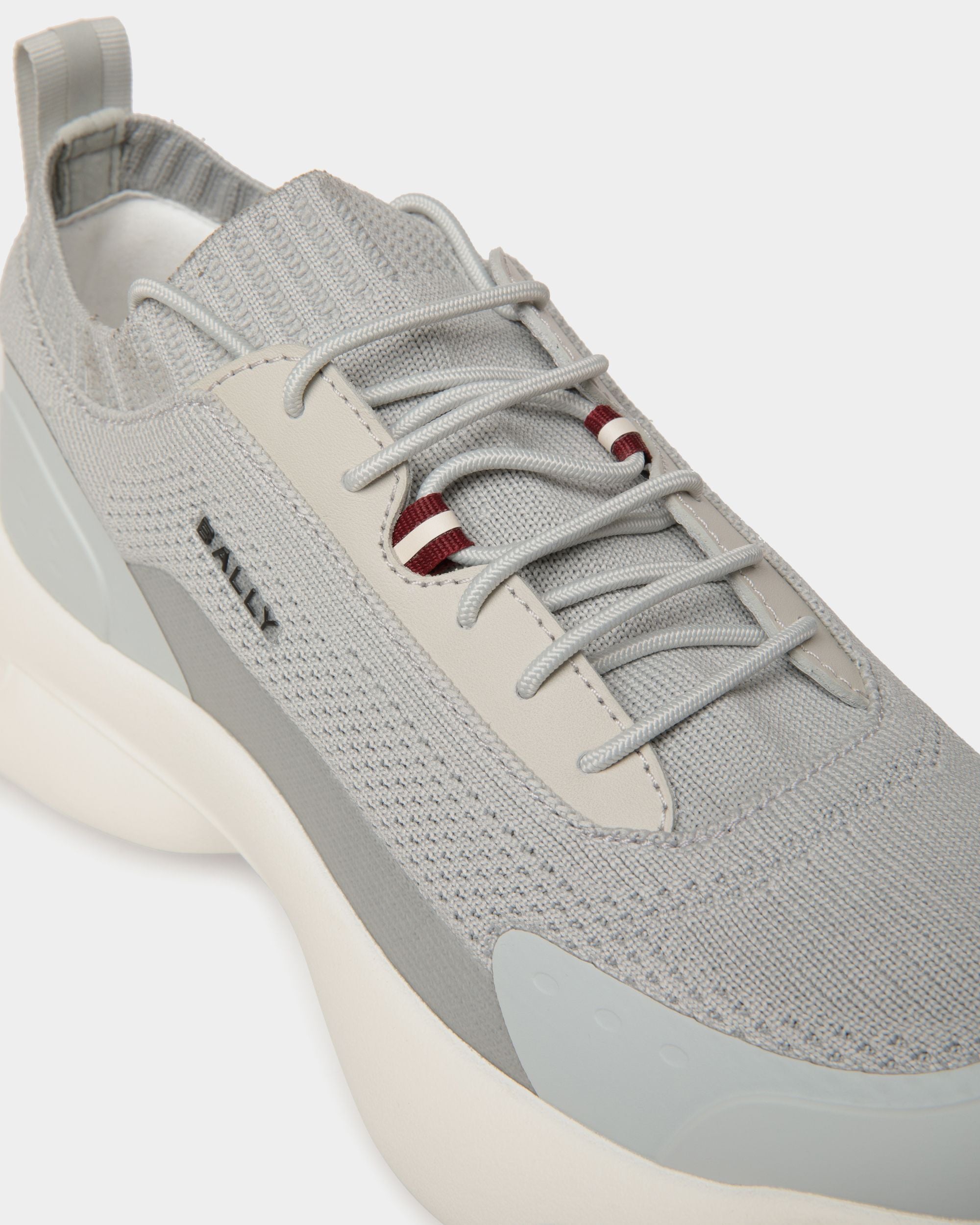 Dune Sneaker Aus Strickgewebe In Light Grey - Damen - Bally - 06