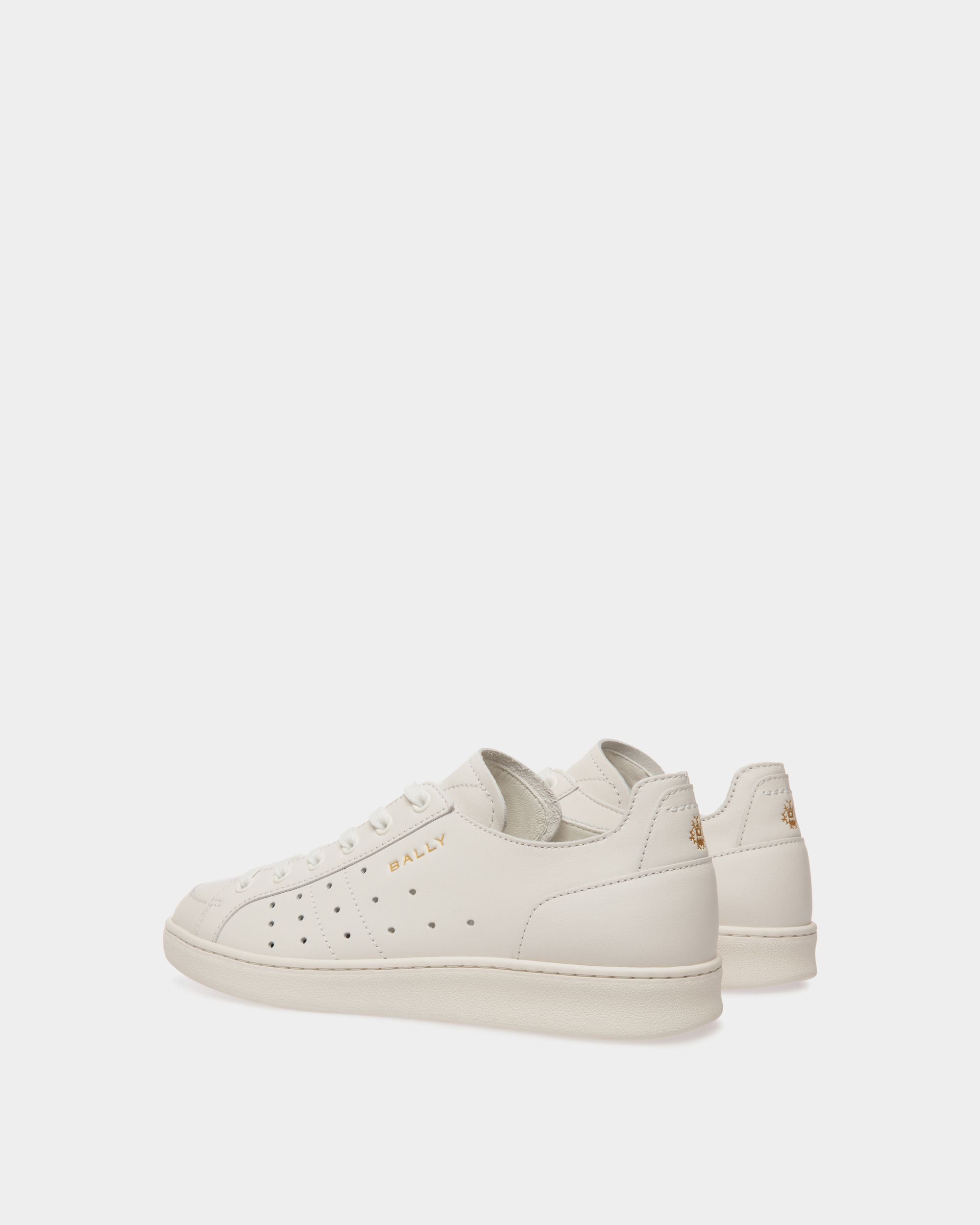 Sneakers Tennis Aus Leder In Weiß - Damen - Bally - 02