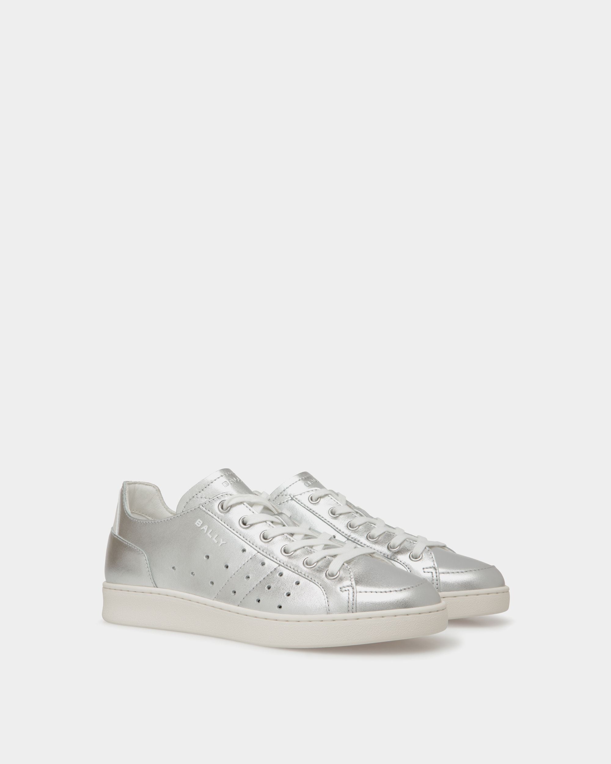Tennis Sneaker In White Leather - Damen - Bally - 02