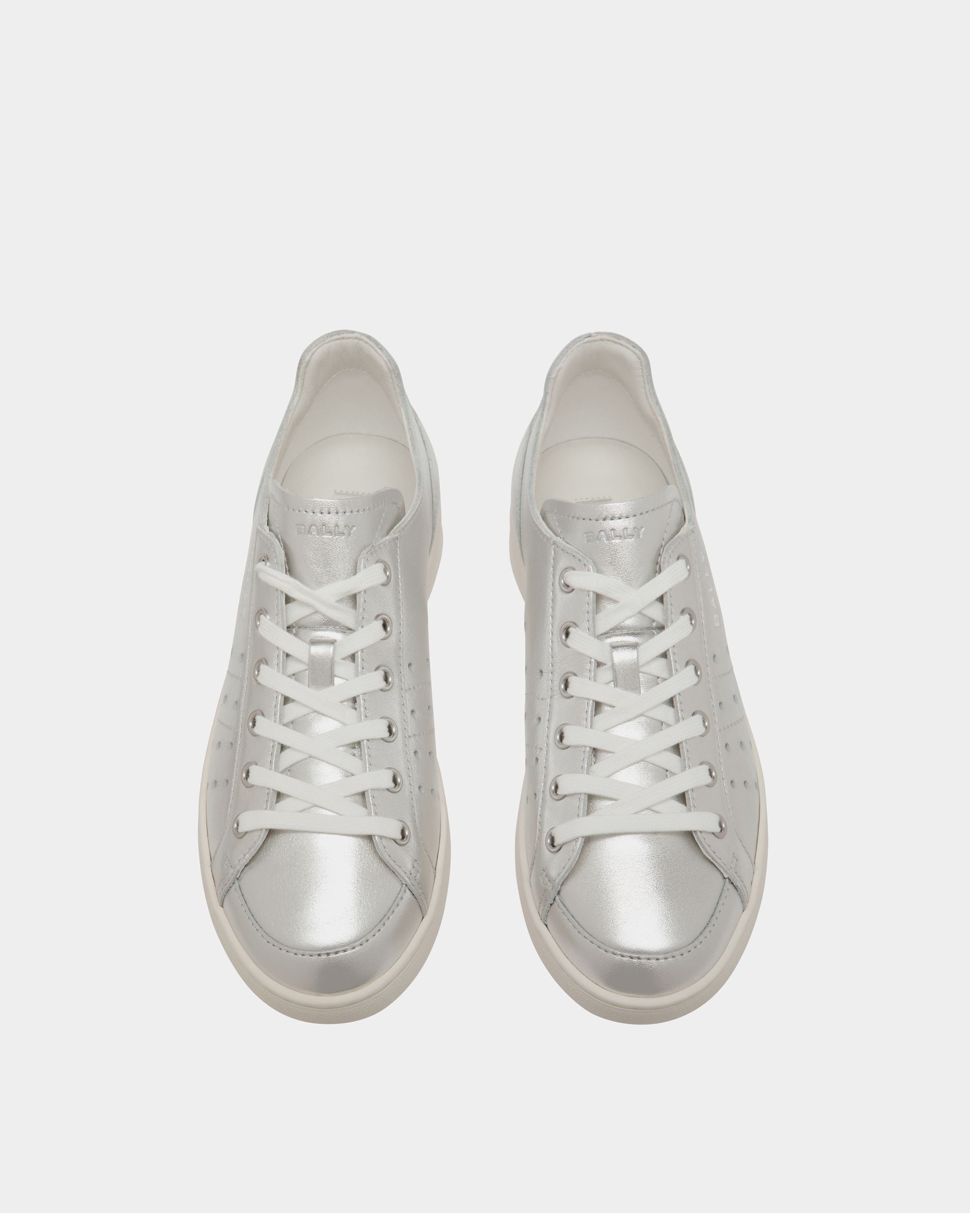 Tennis Sneaker In White Leather - Damen - Bally - 04