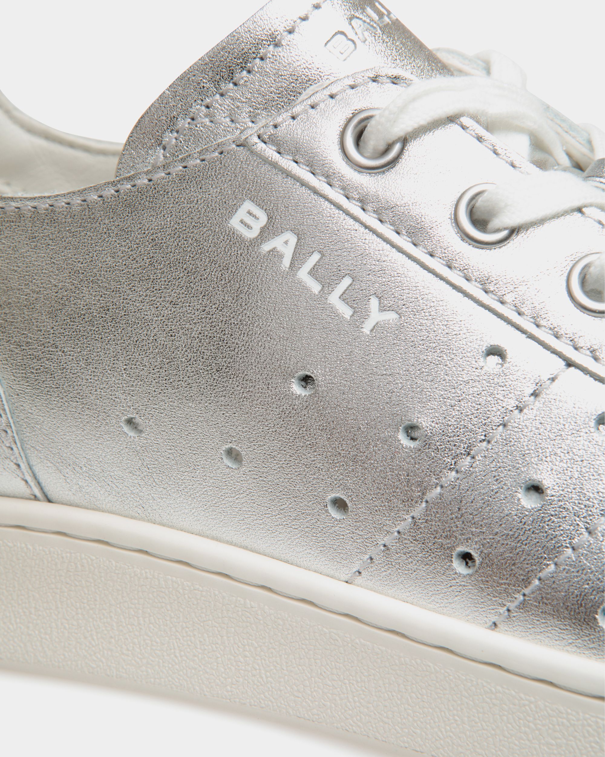 Tennis Sneaker In White Leather - Damen - Bally - 05