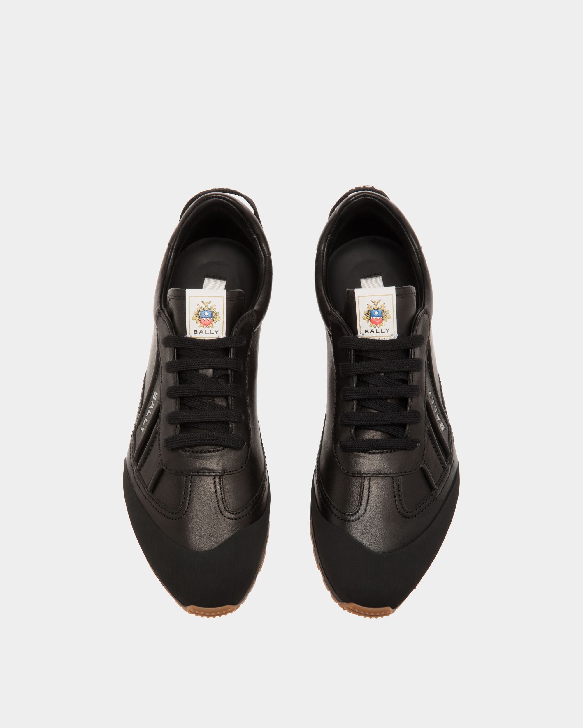 Quarry Sneaker Aus Schwarzem Leder - Damen - Bally - 04