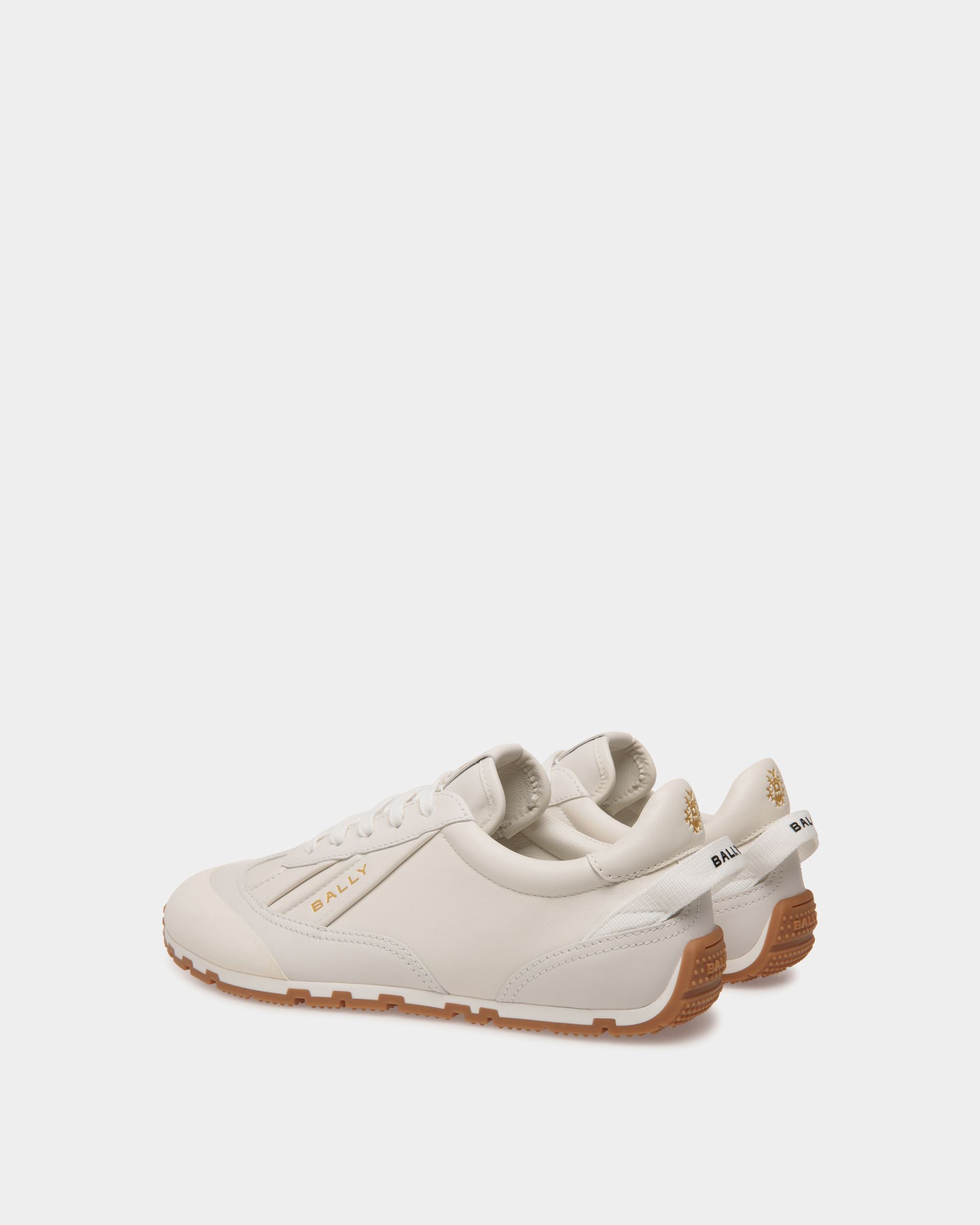 Quarry Sneaker Aus Weißem Leder - Damen - Bally - 03