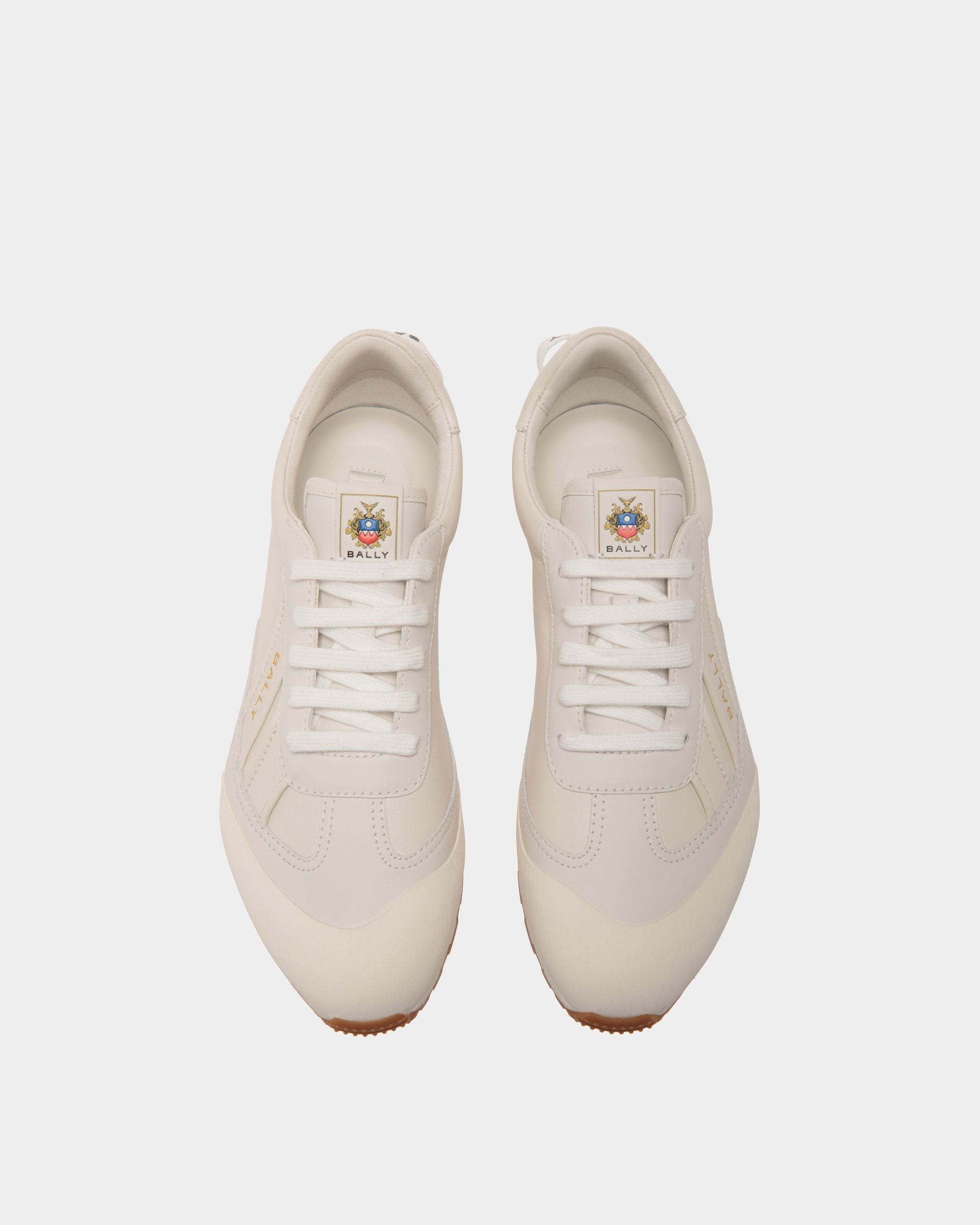 Quarry Sneaker Aus Weißem Leder - Damen - Bally - 04