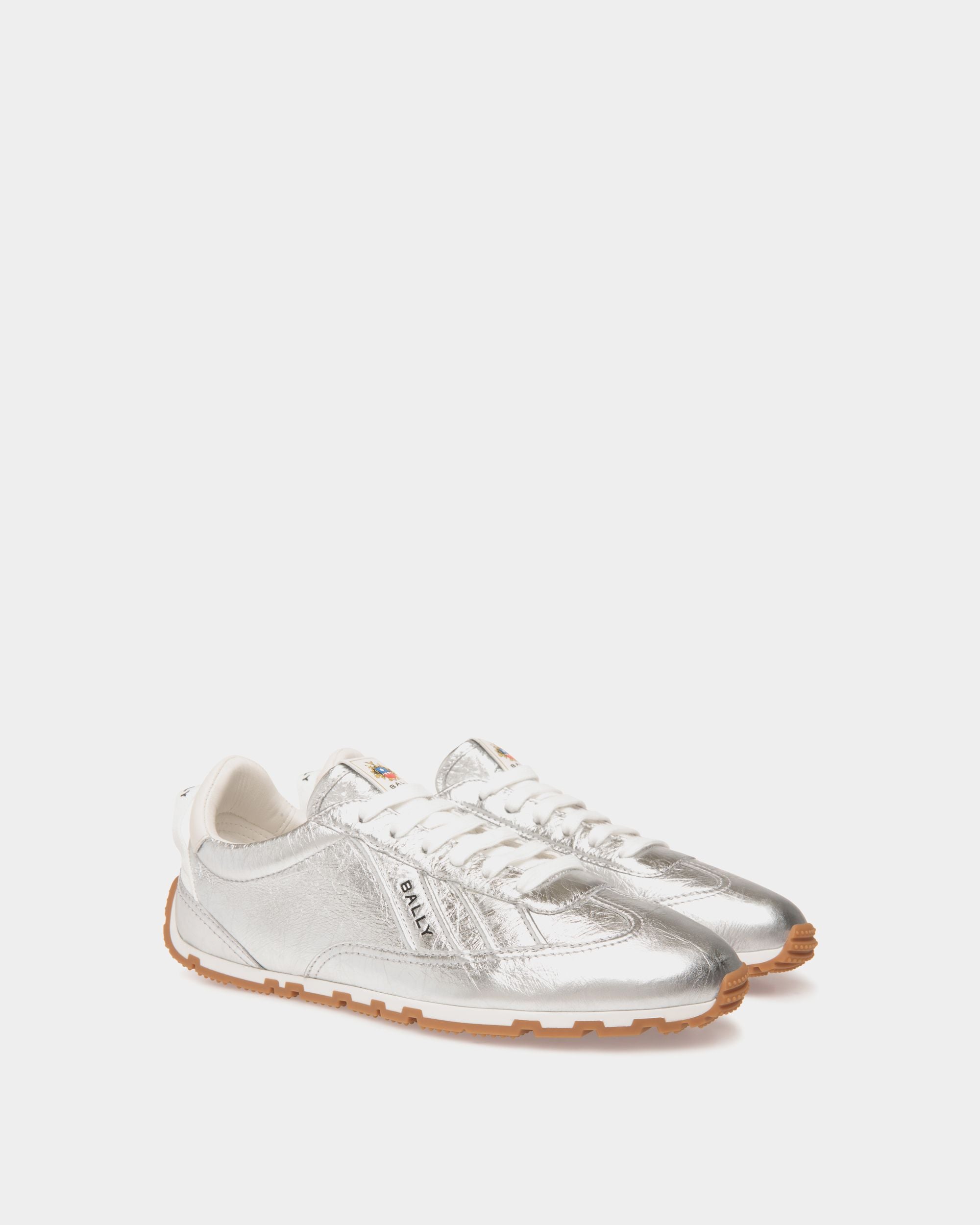 Quarry Sneaker Aus Silberfarbenem Leder - Damen - Bally - 02