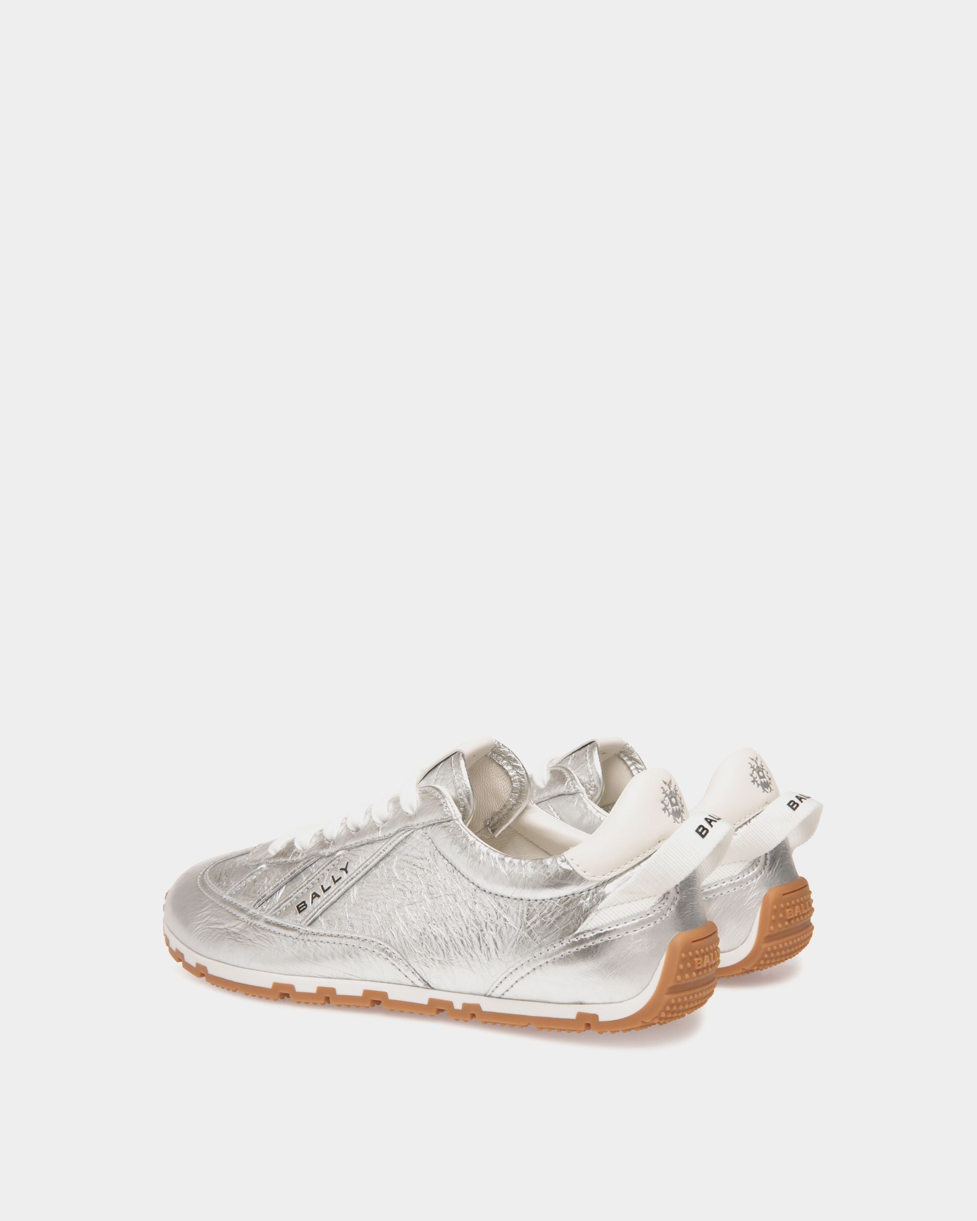 Quarry Sneaker Aus Silberfarbenem Leder - Damen - Bally - 03