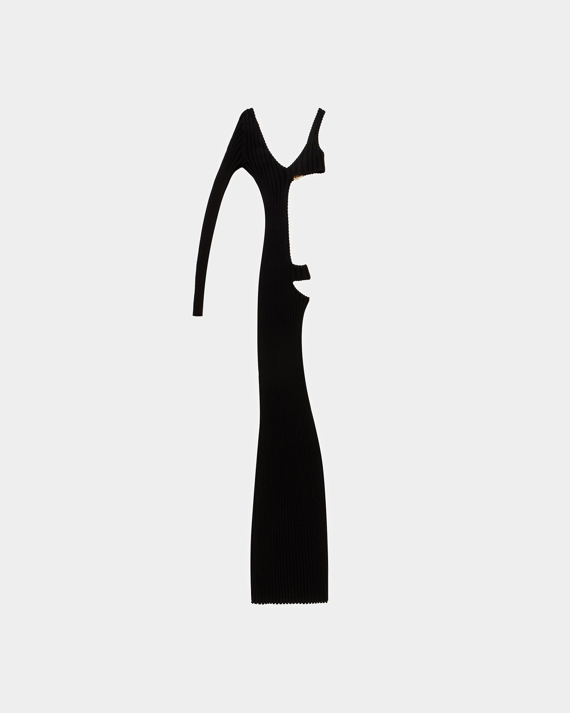 Strickkleid Mit Cut-outs In Schwarz - Damen - Bally - 06