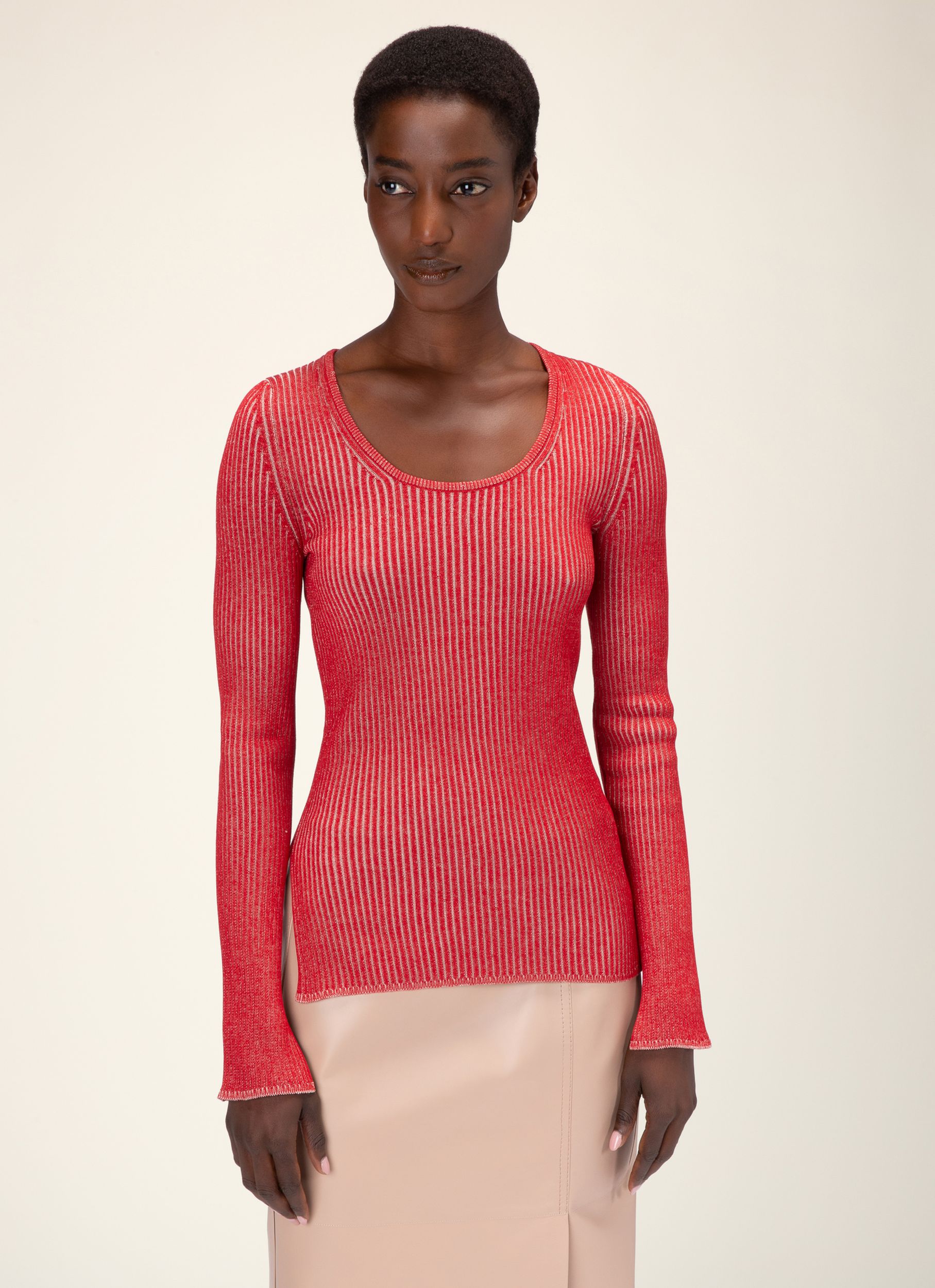 Gerippter Pullover - Damen - Bally - 03