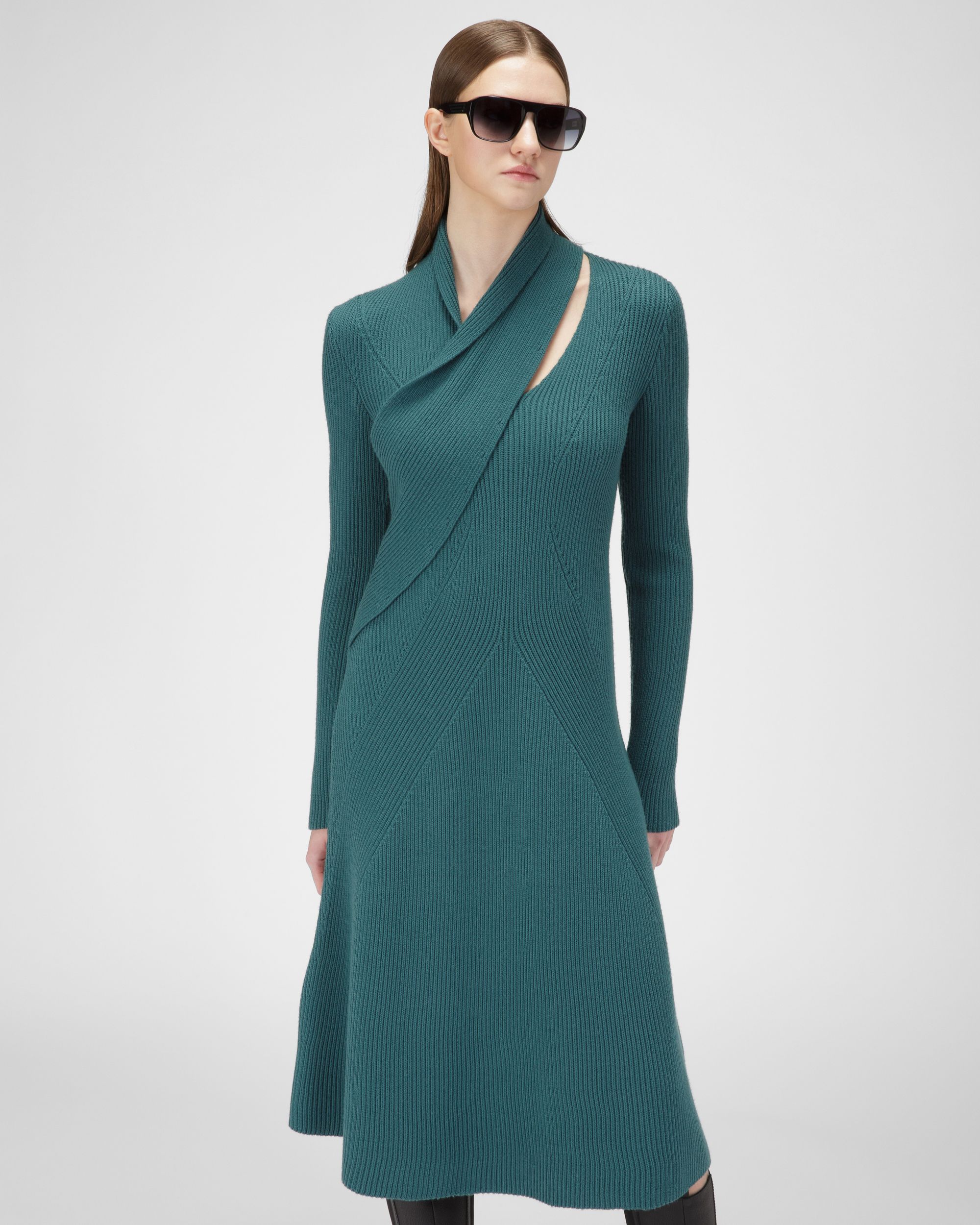 Grünes Wollkleid - Damen - Bally - 01