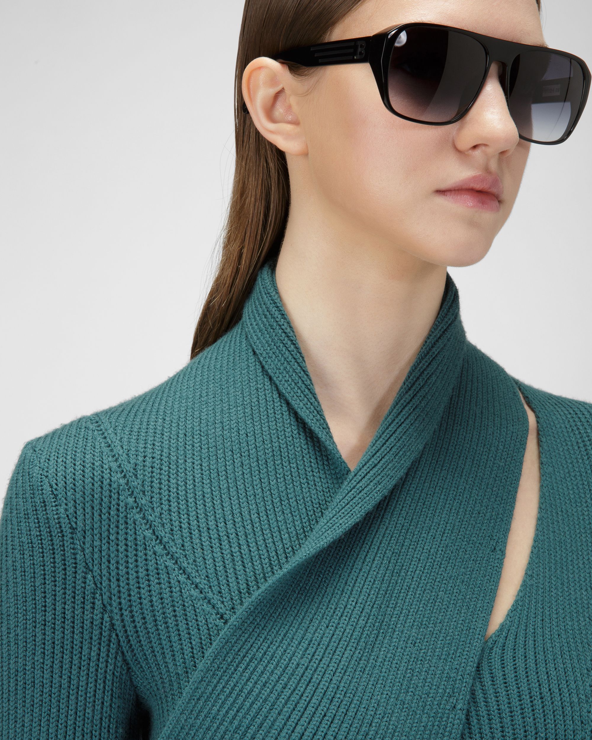 Grünes Wollkleid - Damen - Bally - 02