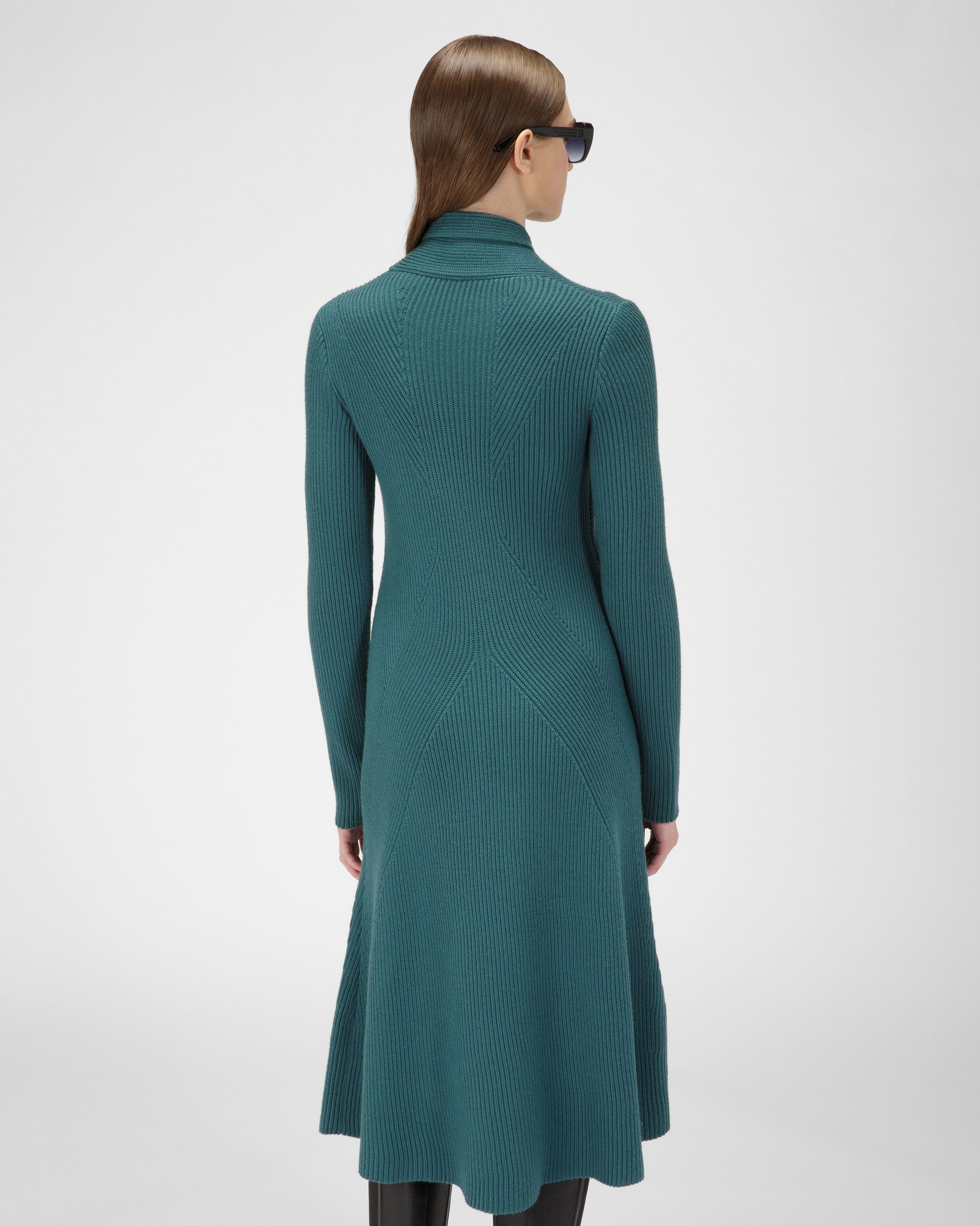 Grünes Wollkleid - Damen - Bally - 03
