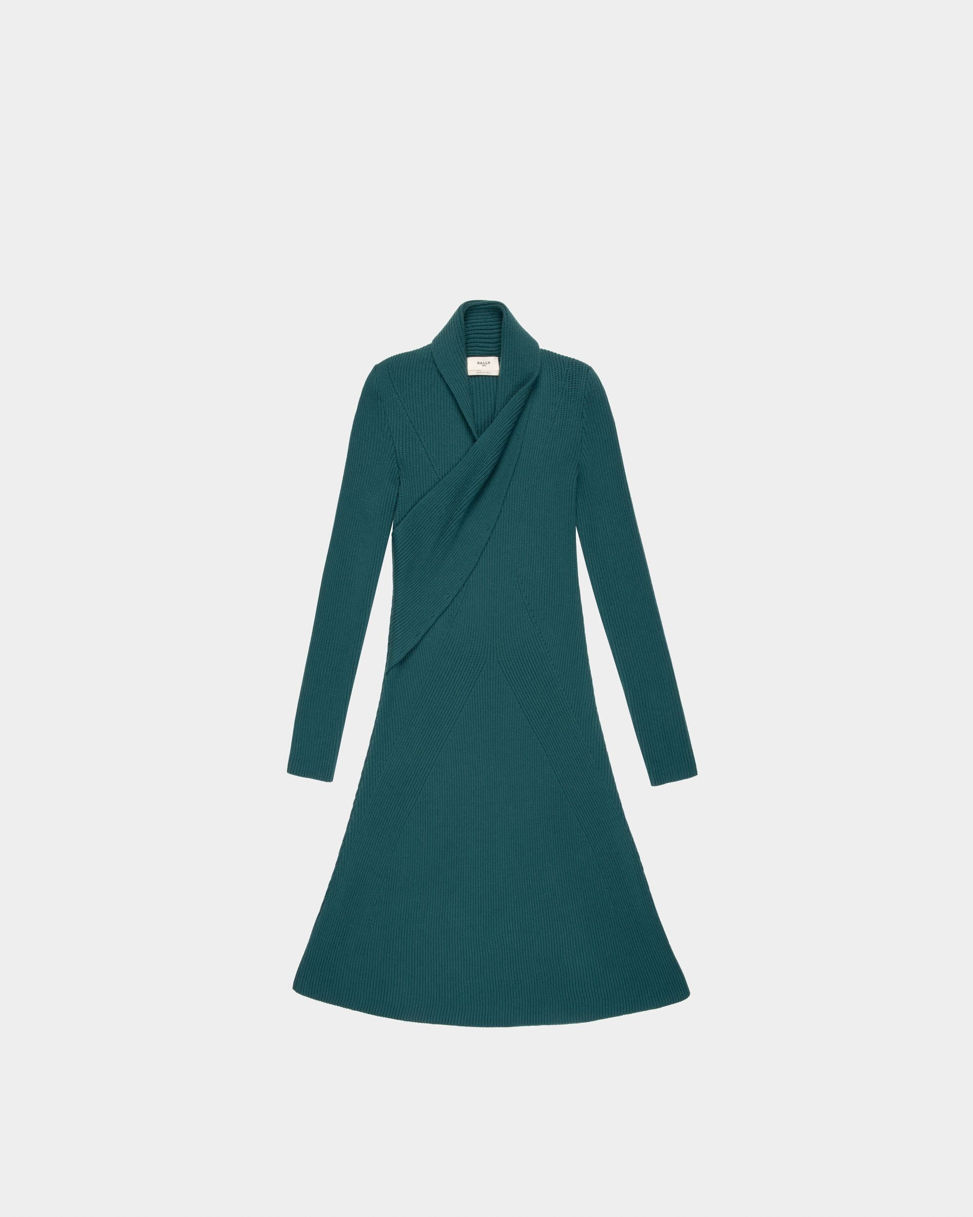 Grünes Wollkleid - Damen - Bally - 04