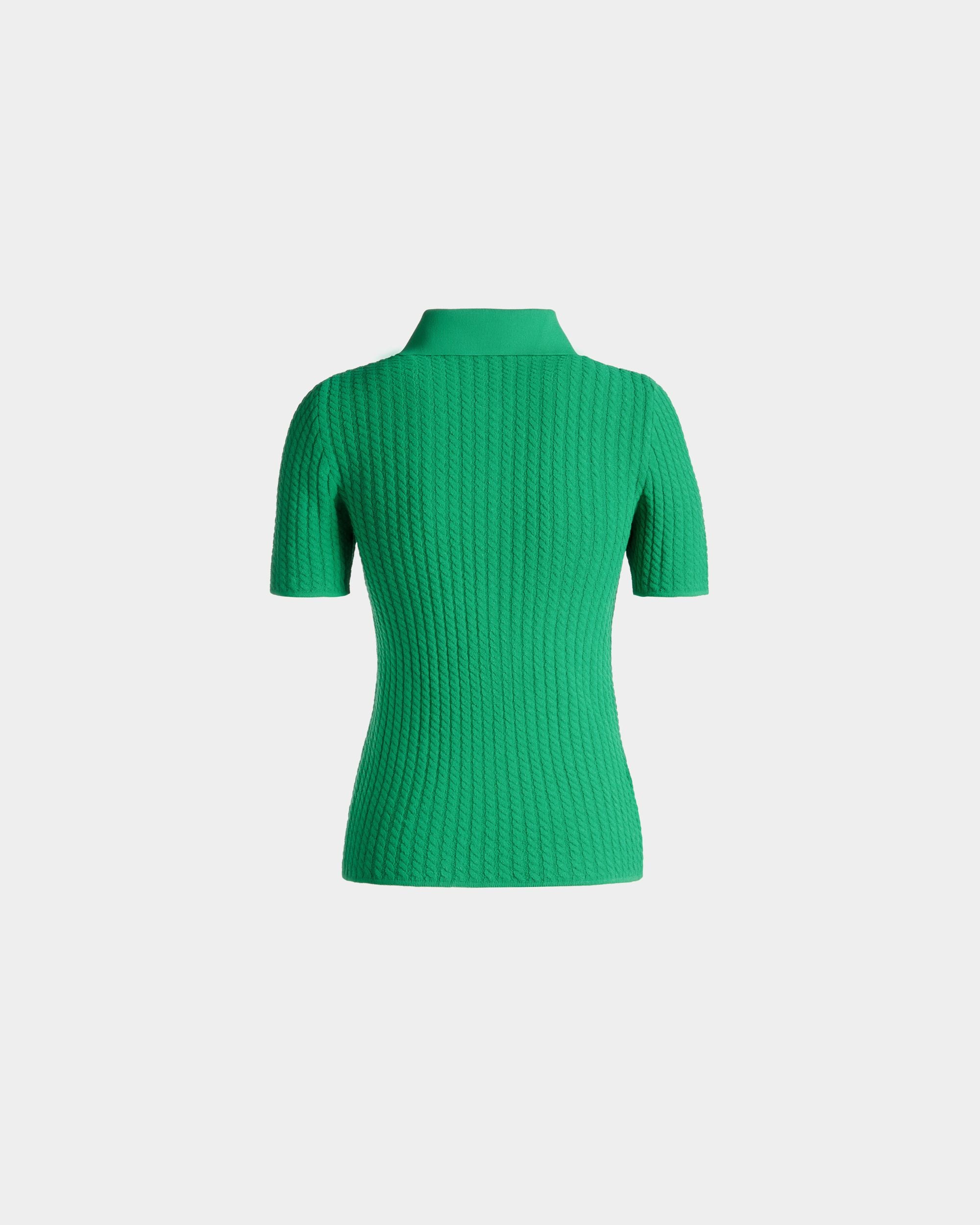 Poloshirt Mit Halblangem Reißverschluss Aus Strickgewebe - Damen - Bally - 03