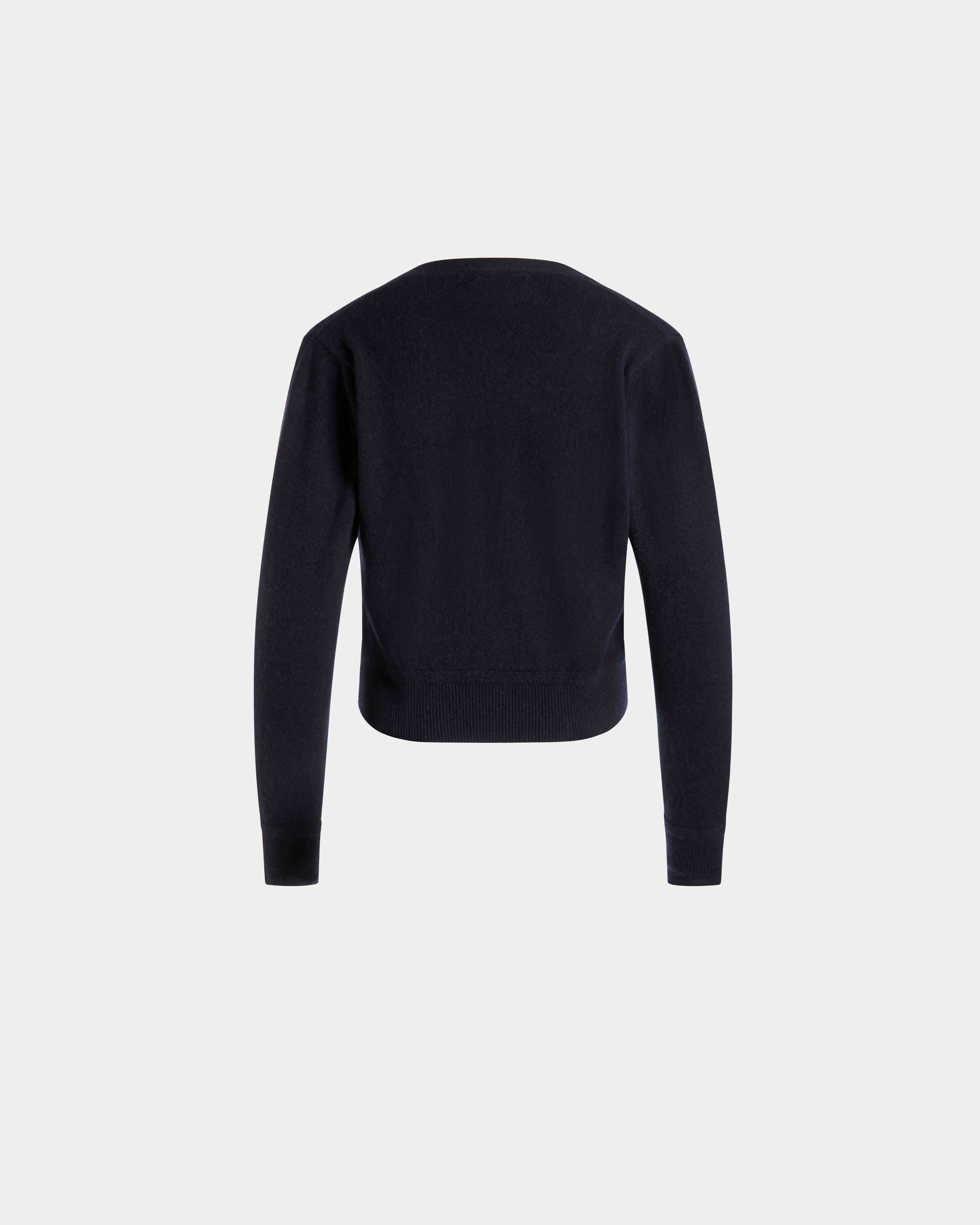 Cardigan Aus Kaschmir In Navy Blue - Damen - Bally - 08