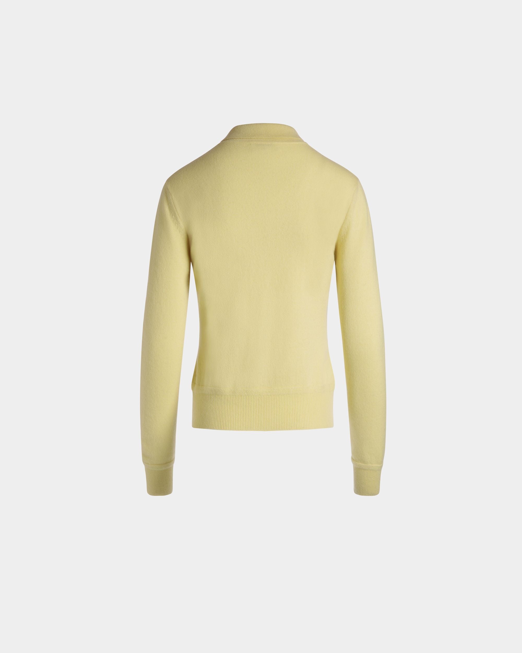 Strickpolo Aus Kaschmir In Cream - Damen - Bally - 08