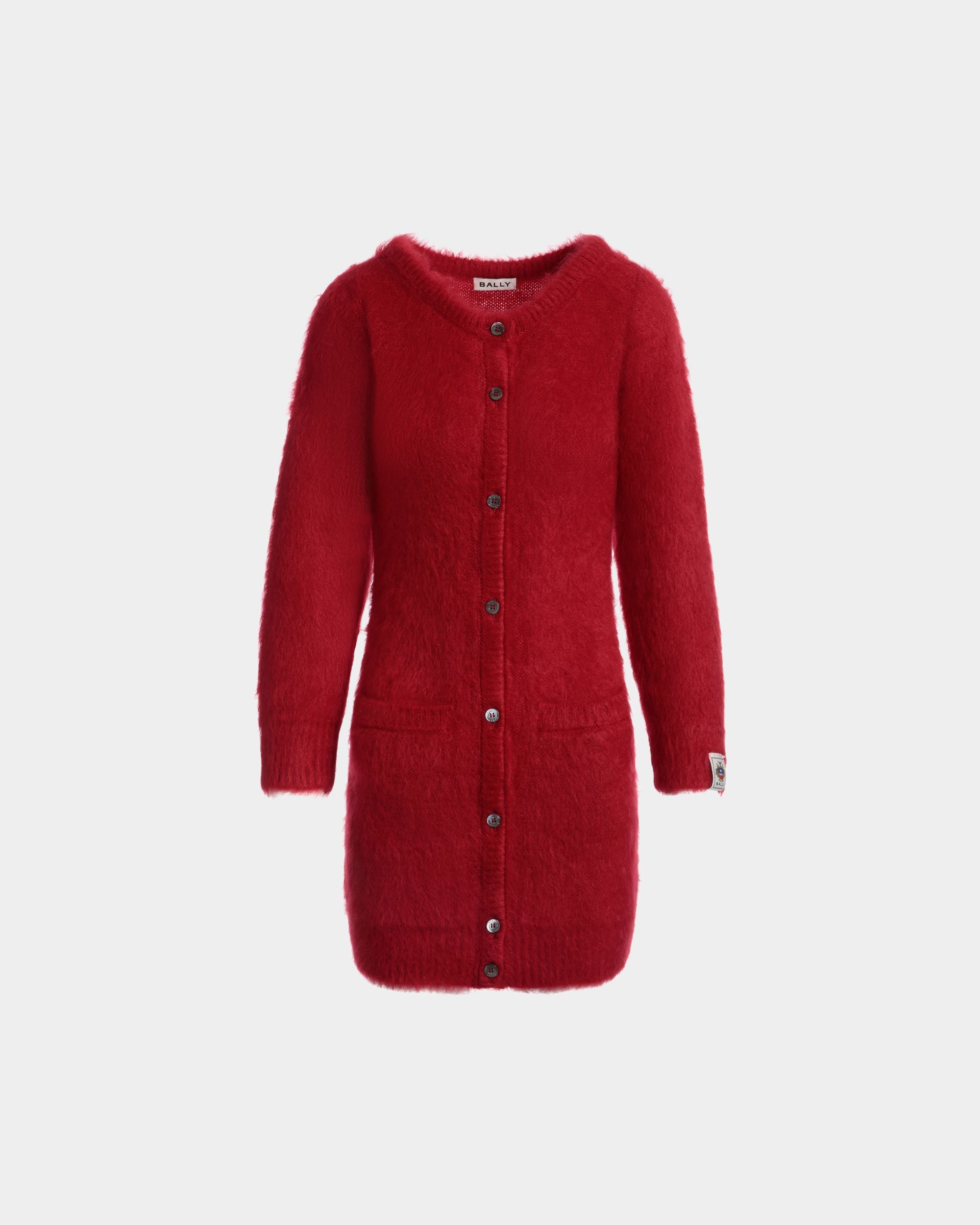 Kleid Aus Mohair In Rot - Damen - Bally - 01