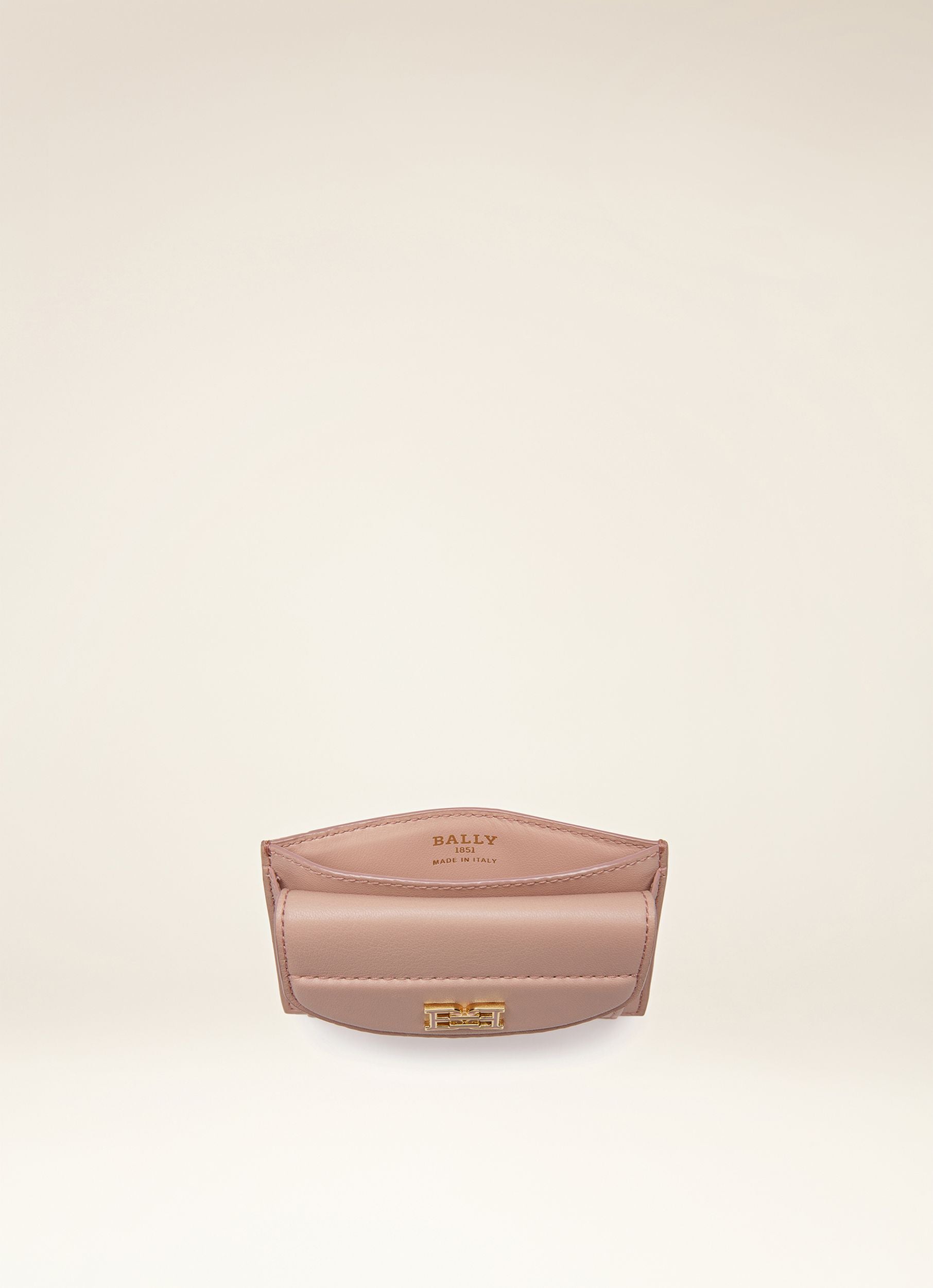 Belky Kartenetui Aus Blassrosafarbenem Leder - Damen - Bally - 04
