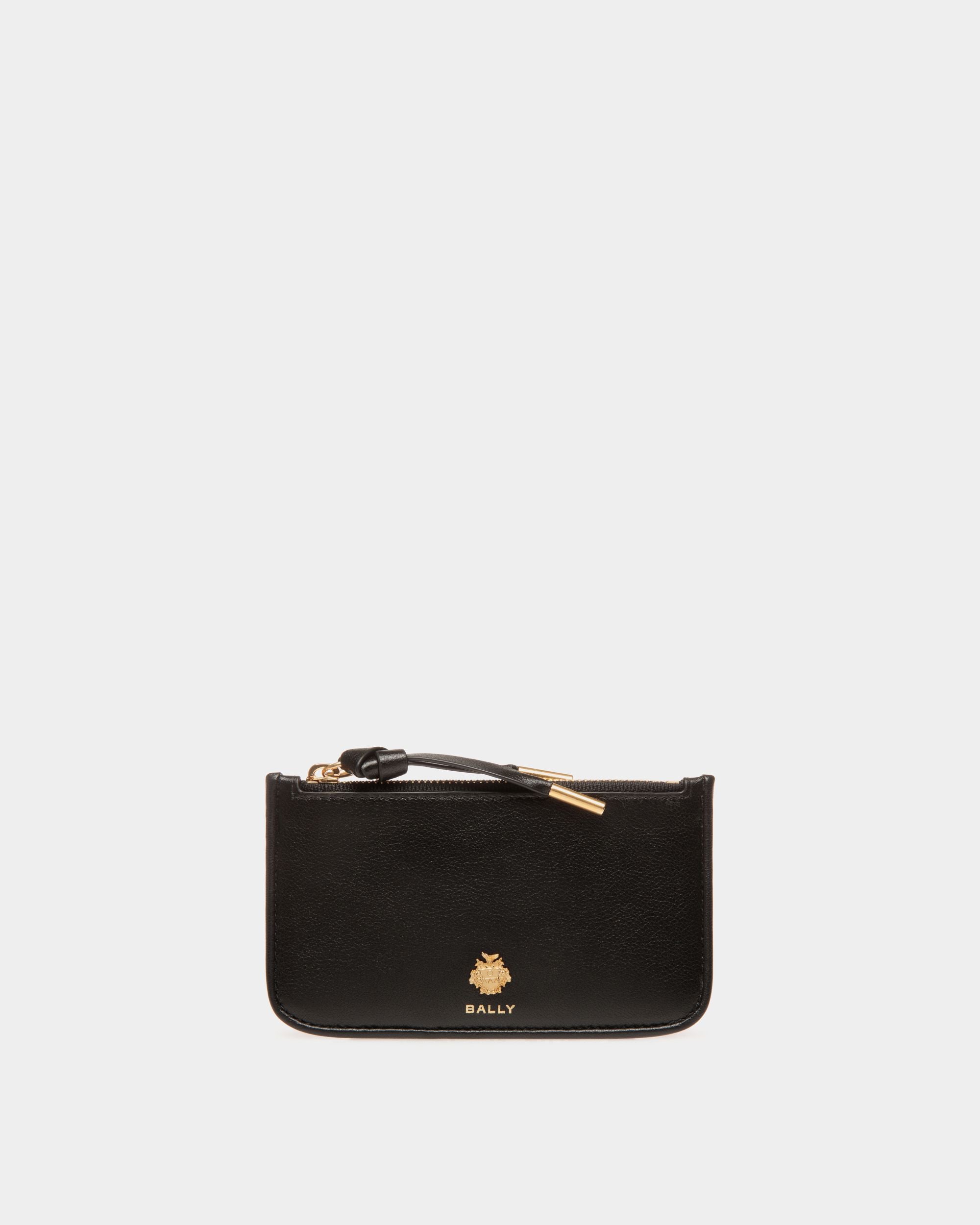 Bally Essential Kartenetui Mit Reißverschluss Aus Schwarzem Leder - Damen - Bally - 01