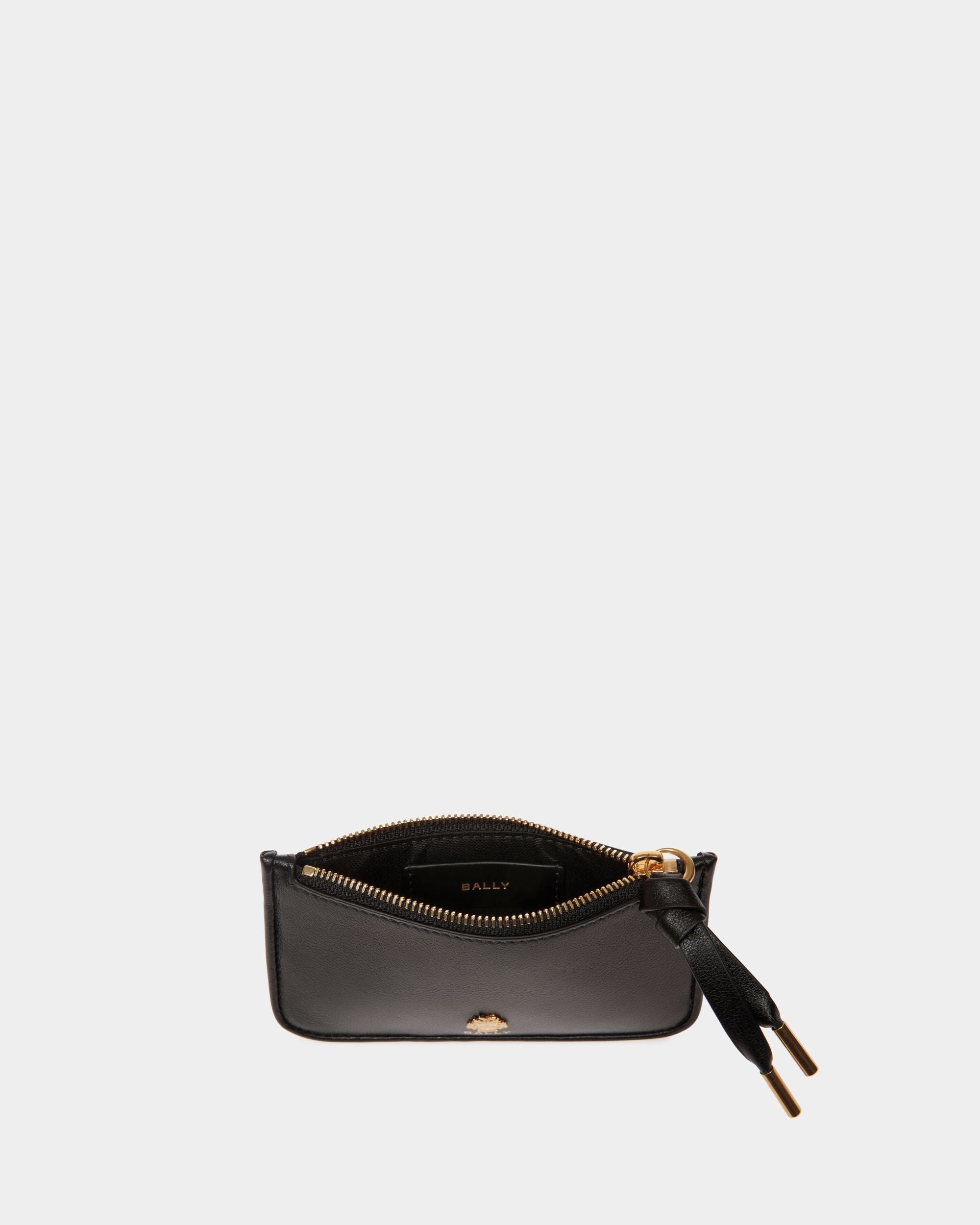 Bally Essential Kartenetui Mit Reißverschluss Aus Schwarzem Leder - Damen - Bally - 03